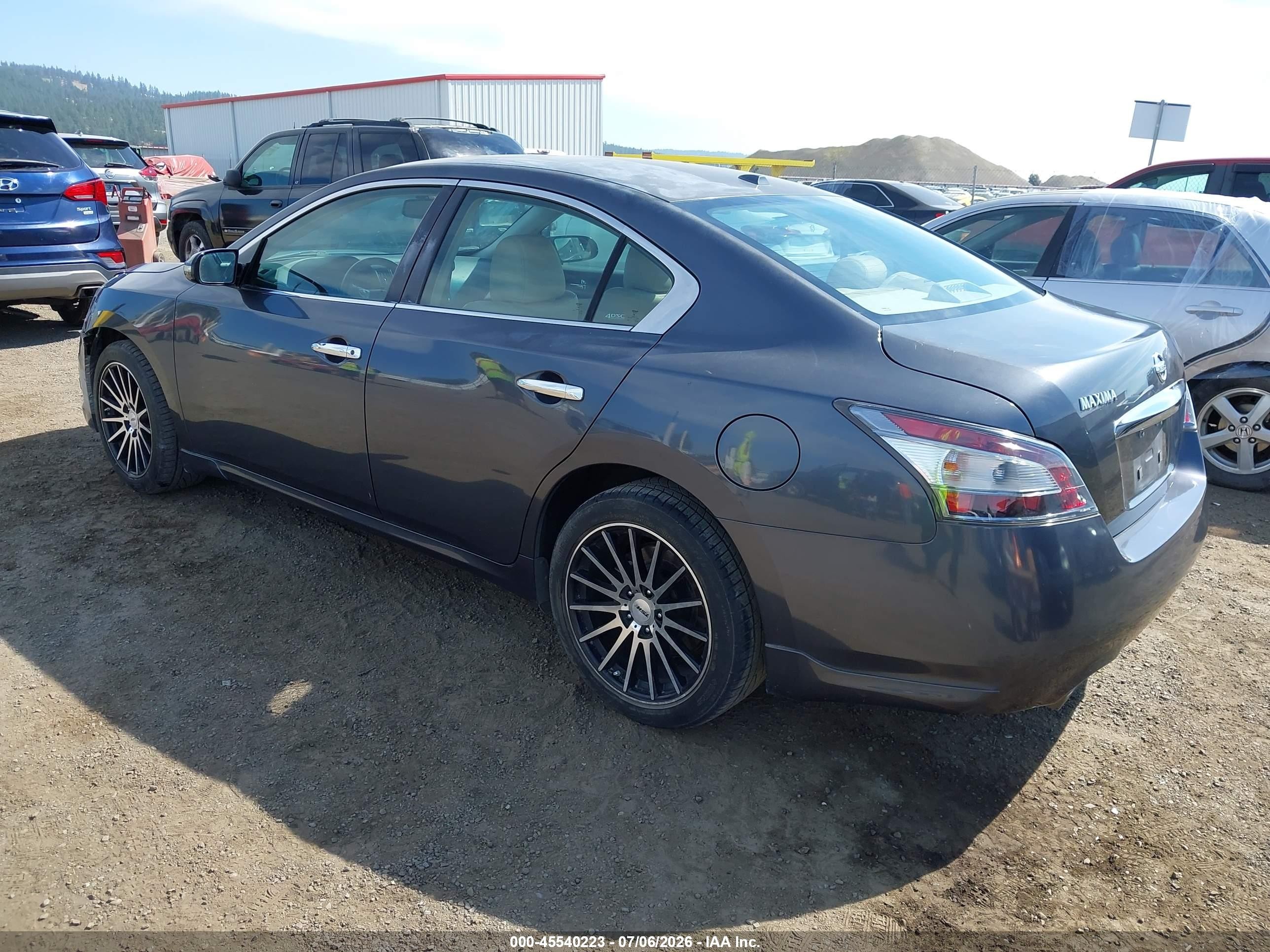 2012 Nissan Maxima 3.5 Sv Gray vin: 1N4AA5AP7CC817260