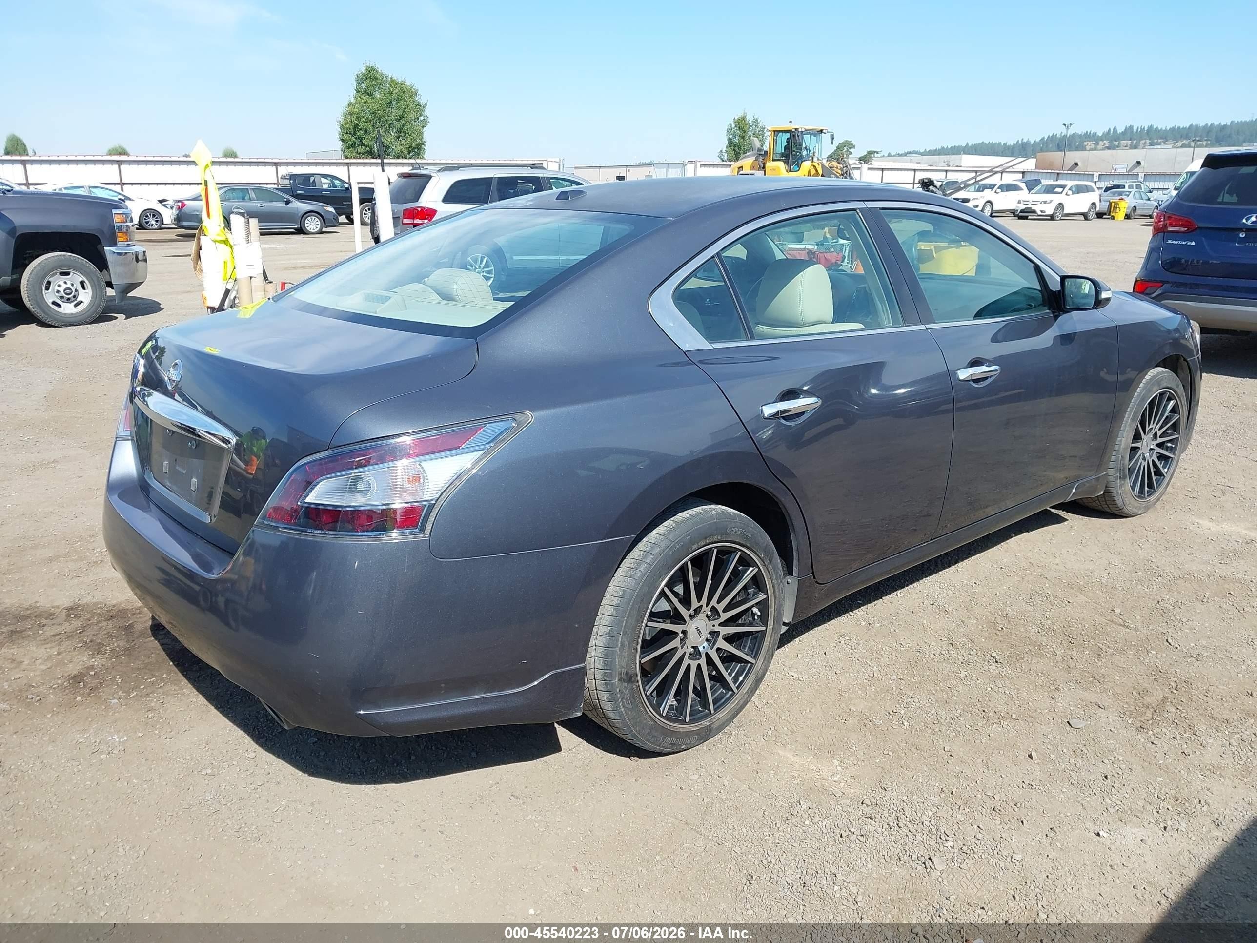 2012 Nissan Maxima 3.5 Sv Gray vin: 1N4AA5AP7CC817260