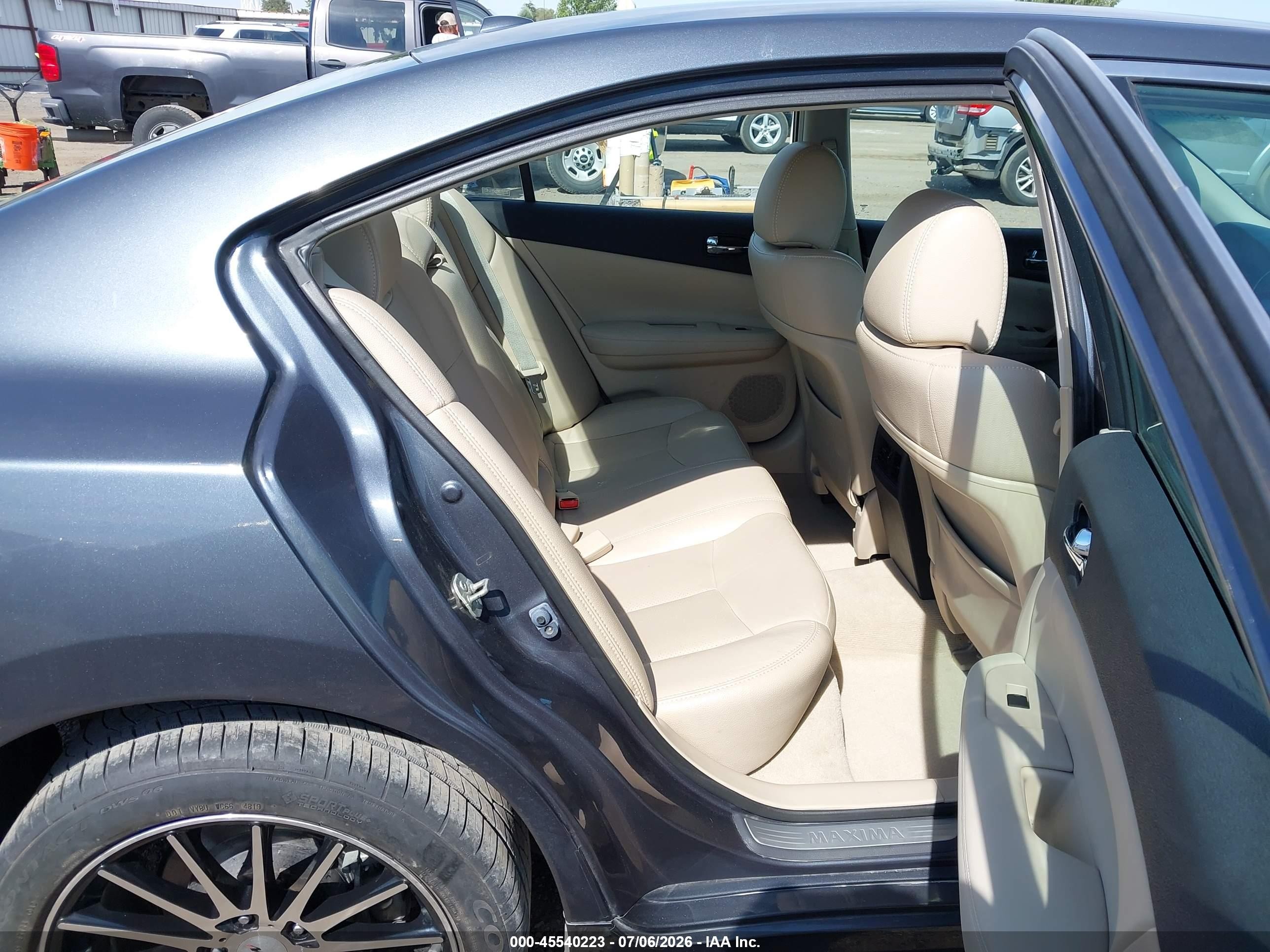 2012 Nissan Maxima 3.5 Sv Gray vin: 1N4AA5AP7CC817260