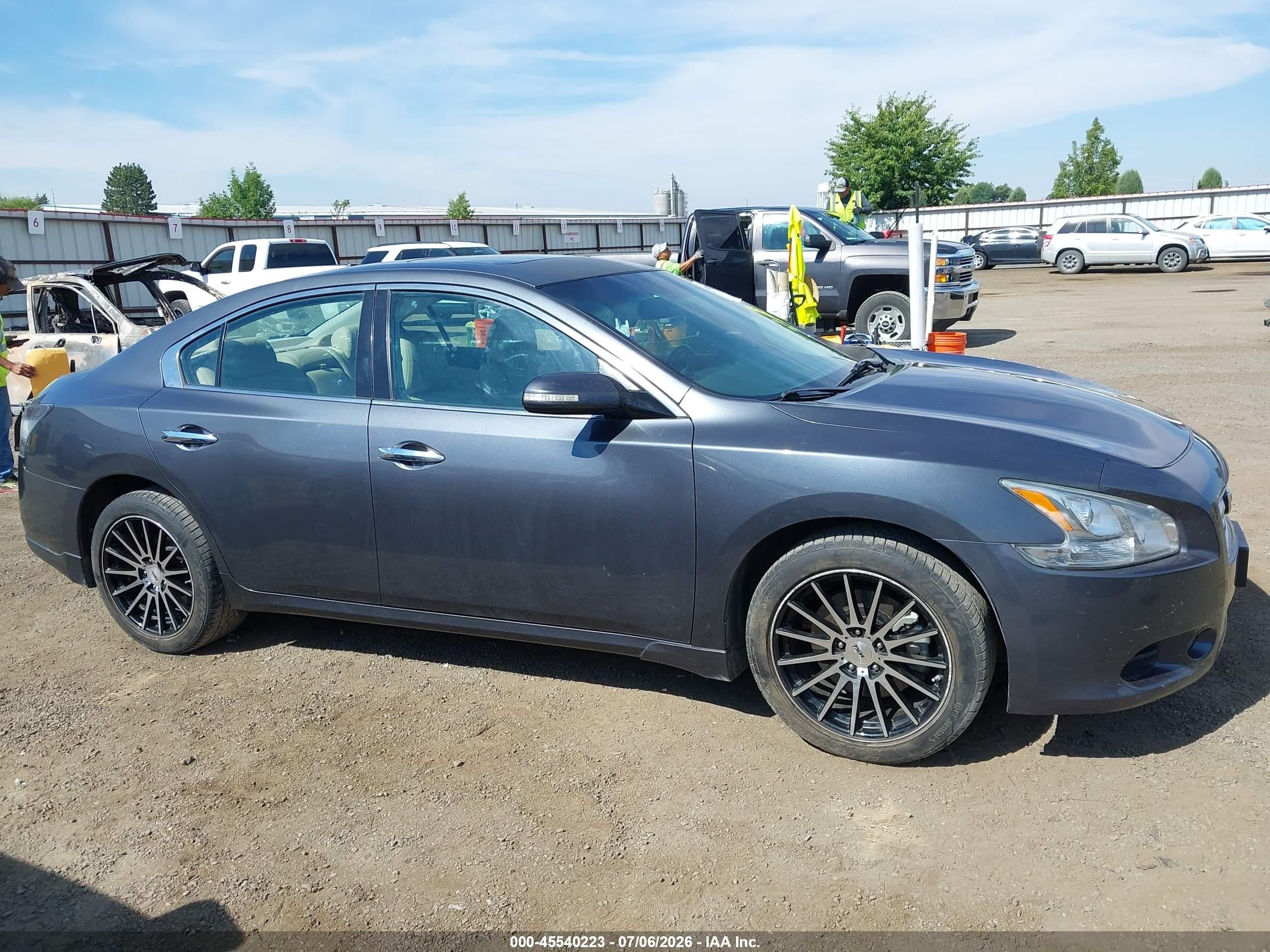 2012 Nissan Maxima 3.5 Sv Gray vin: 1N4AA5AP7CC817260