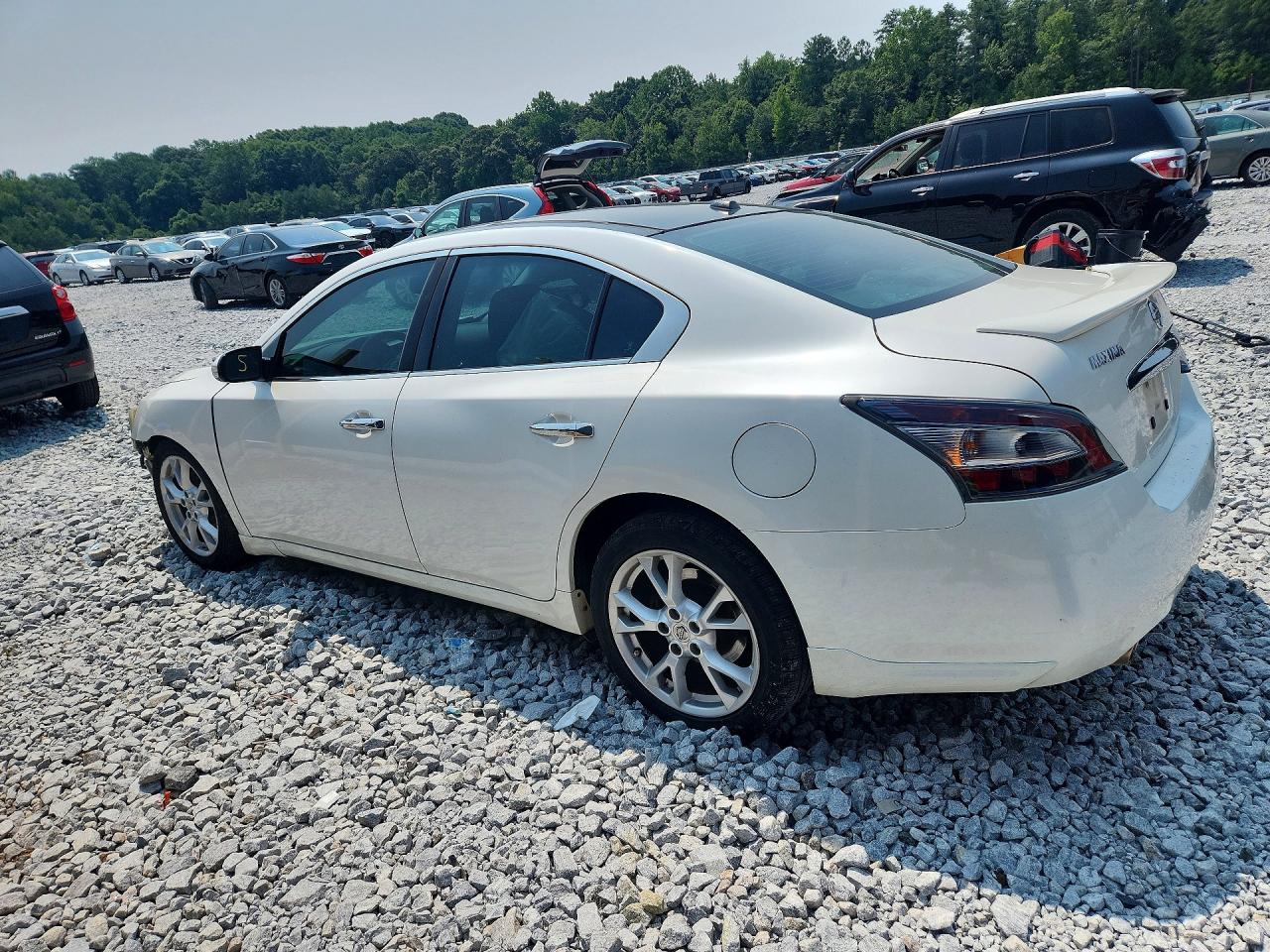 2012 Nissan Maxima 3.5 S White vin: 1N4AA5AP7CC823964