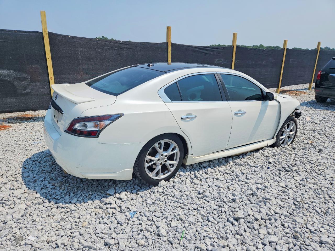 2012 Nissan Maxima 3.5 S White vin: 1N4AA5AP7CC823964