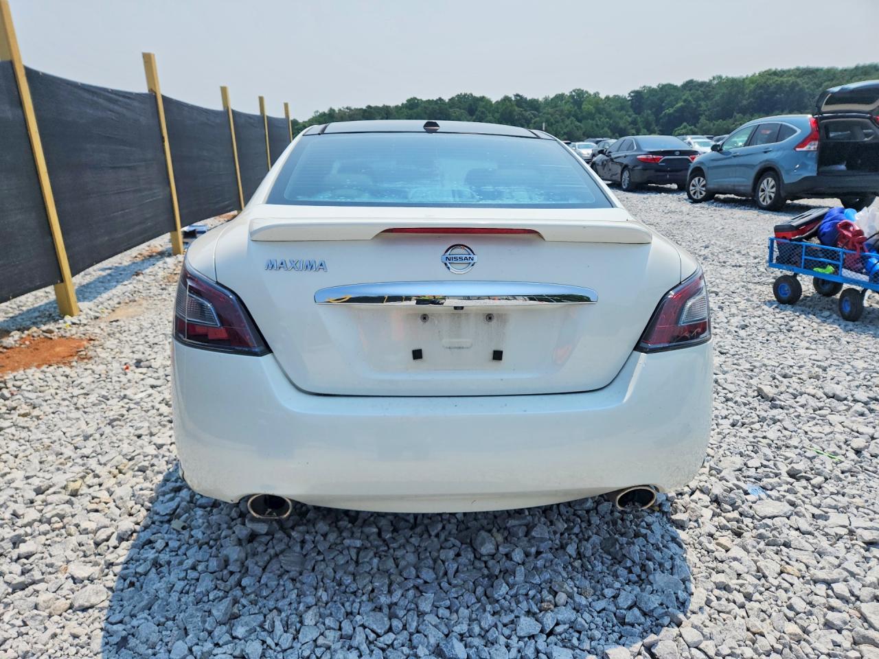2012 Nissan Maxima 3.5 S White vin: 1N4AA5AP7CC823964