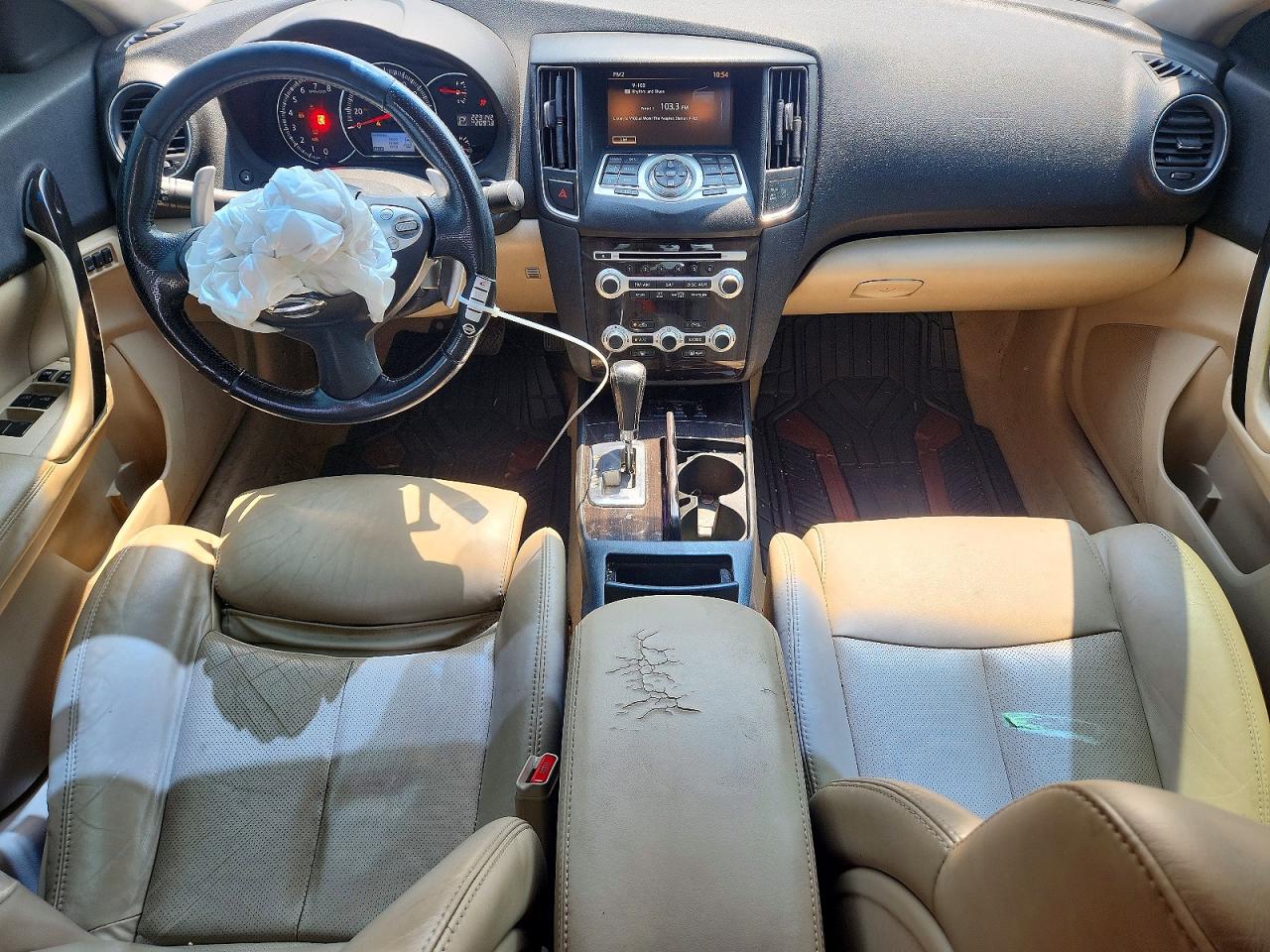 2012 Nissan Maxima 3.5 S White vin: 1N4AA5AP7CC823964