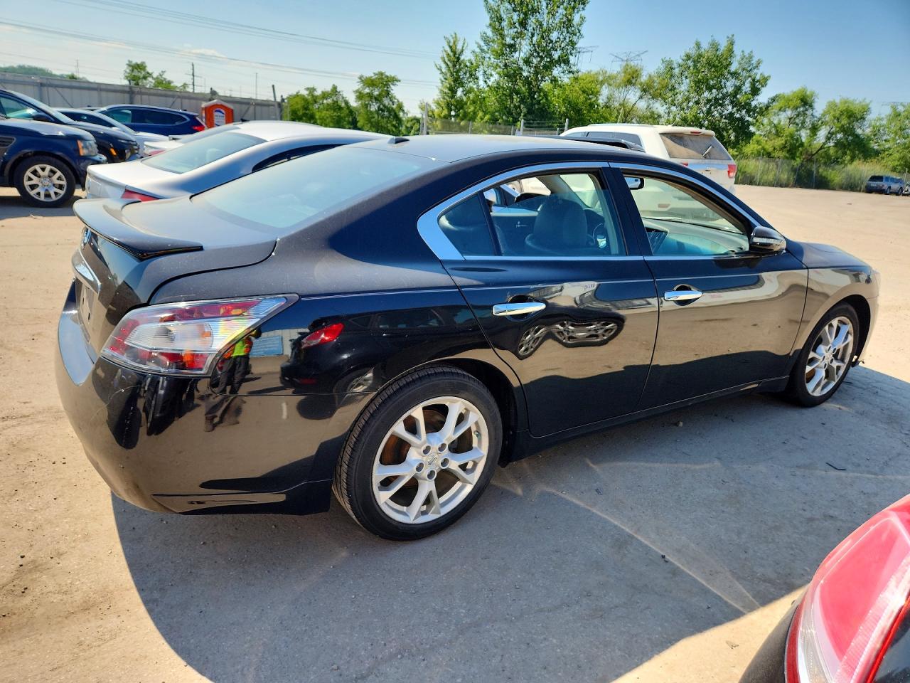 2012 Nissan Maxima 3.5 S Black vin: 1N4AA5AP7CC824998
