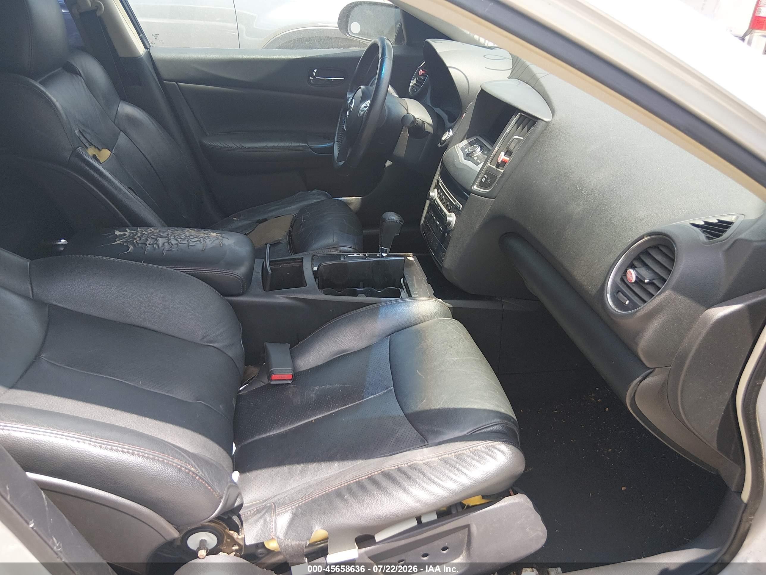 2012 Nissan Maxima 3.5 Sv Silver vin: 1N4AA5AP7CC831000