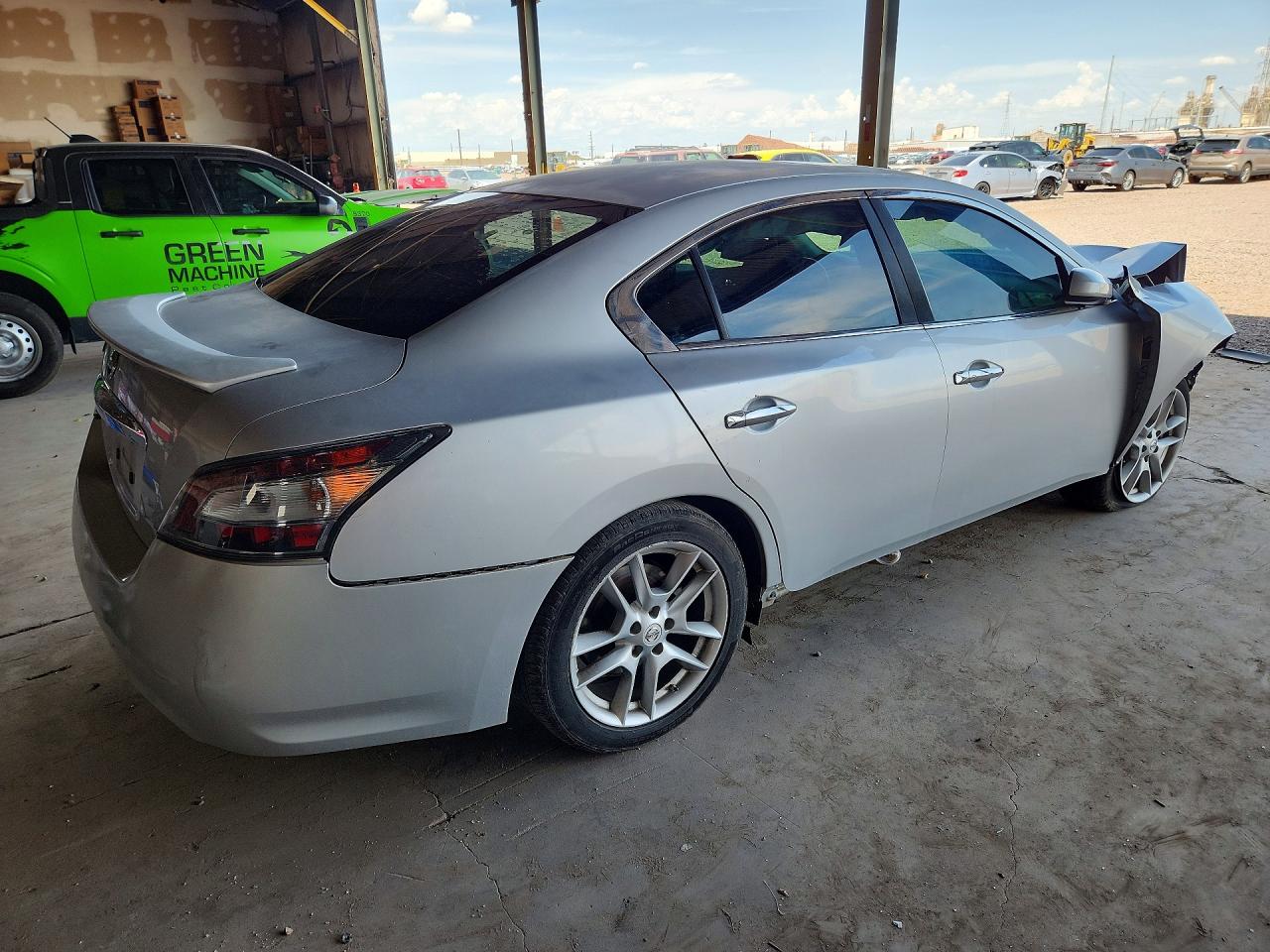 2012 Nissan Maxima 3.5 S Silver vin: 1N4AA5AP7CC832373
