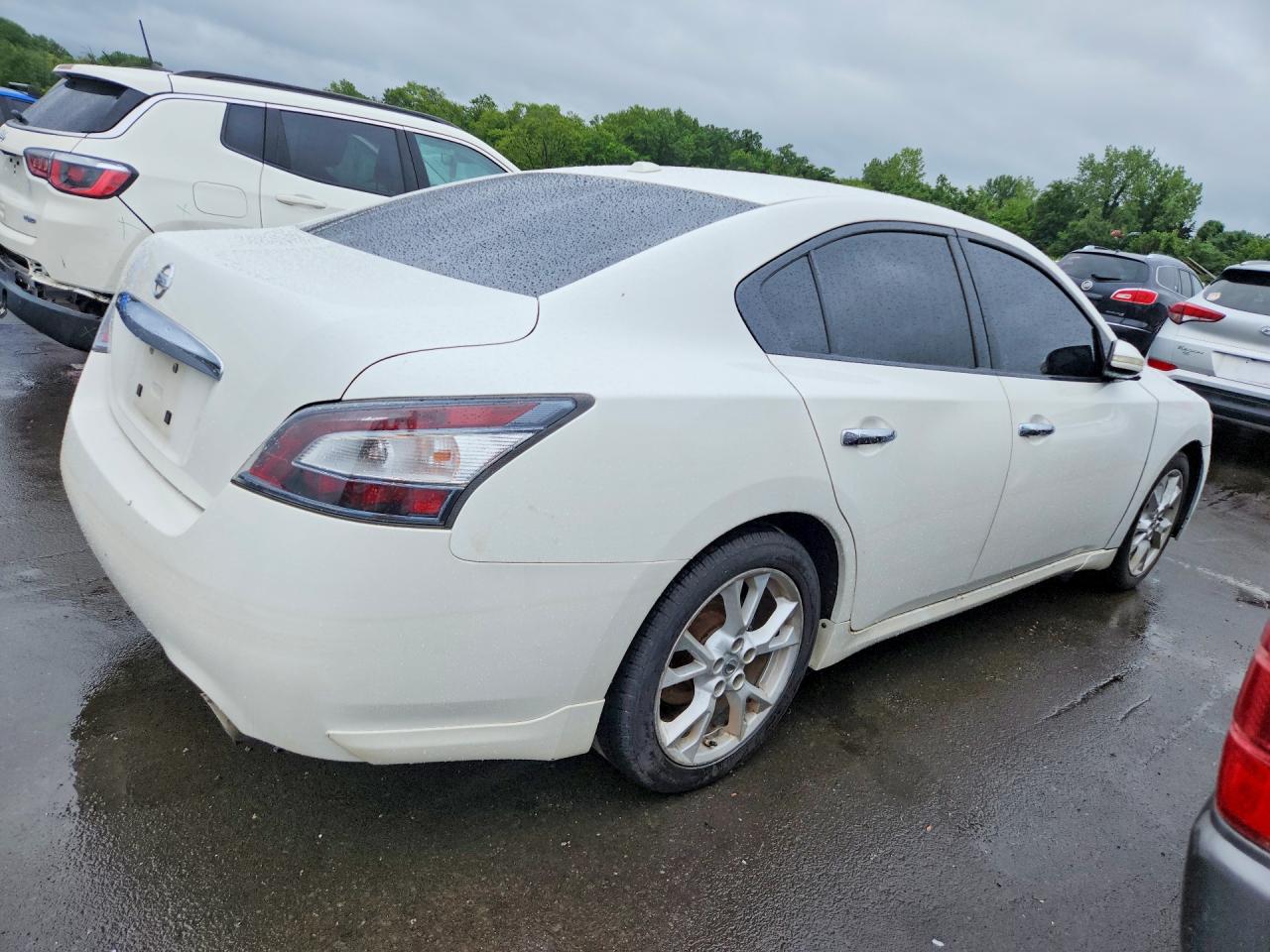 2012 Nissan Maxima 3.5 S White vin: 1N4AA5AP7CC846113