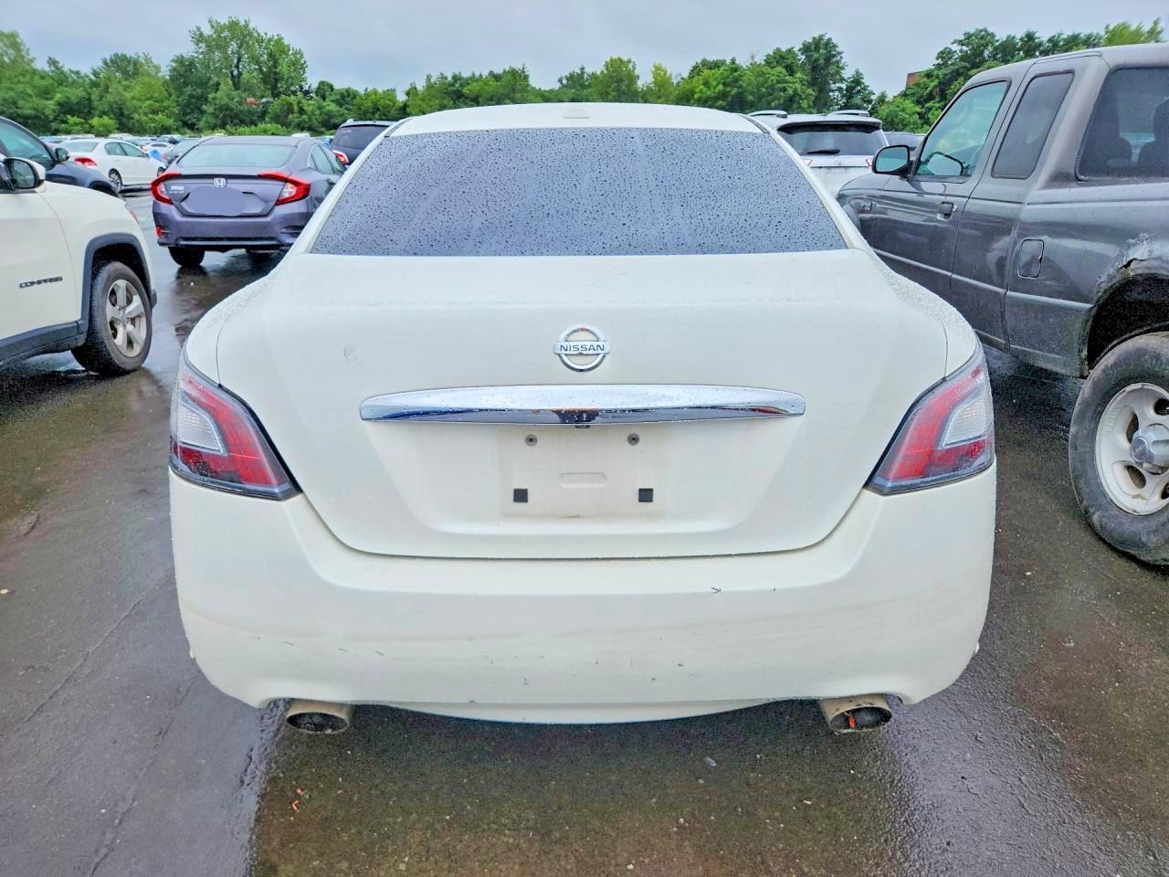 2012 Nissan Maxima 3.5 S White vin: 1N4AA5AP7CC846113