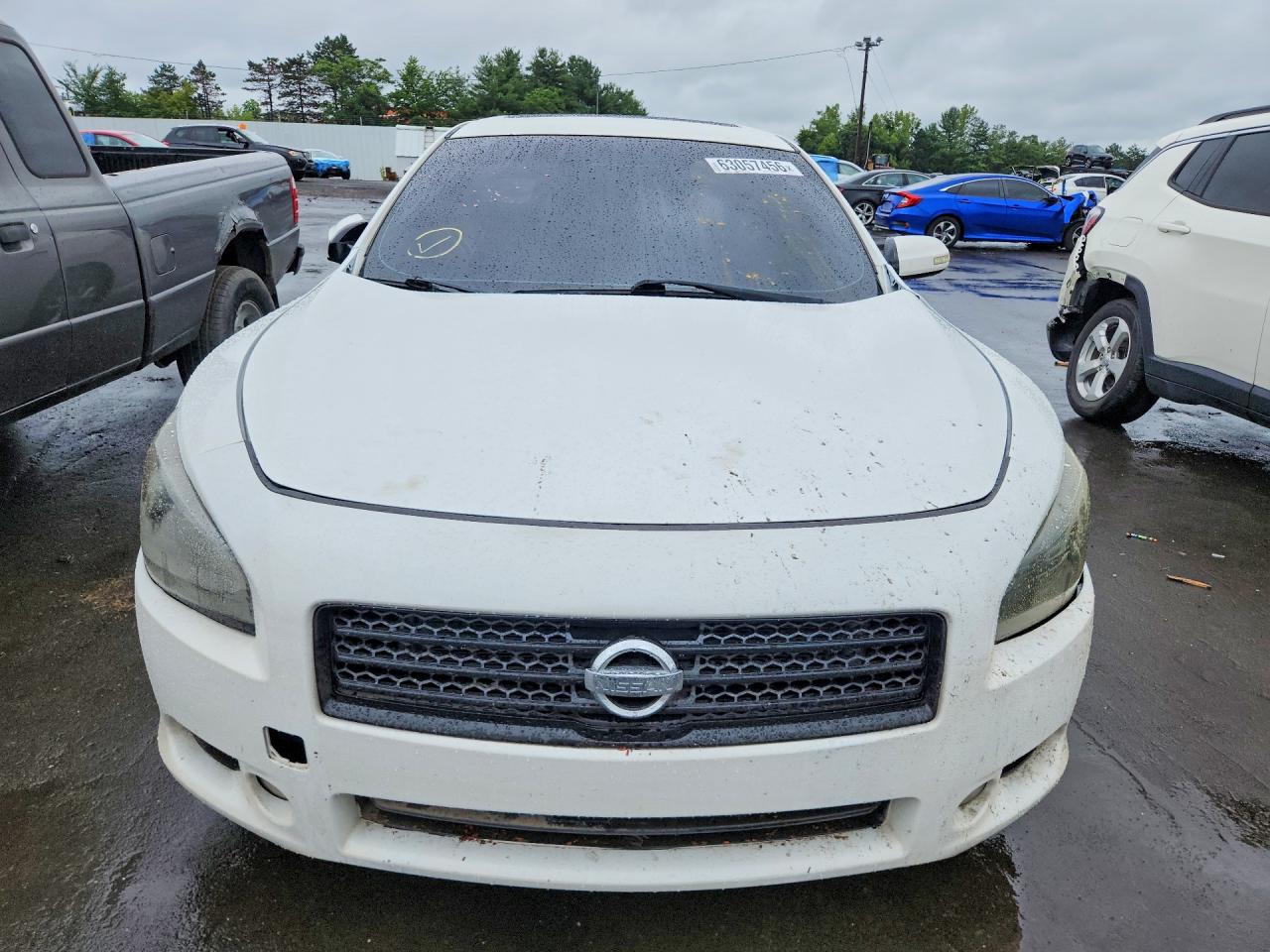 2012 Nissan Maxima 3.5 S White vin: 1N4AA5AP7CC846113