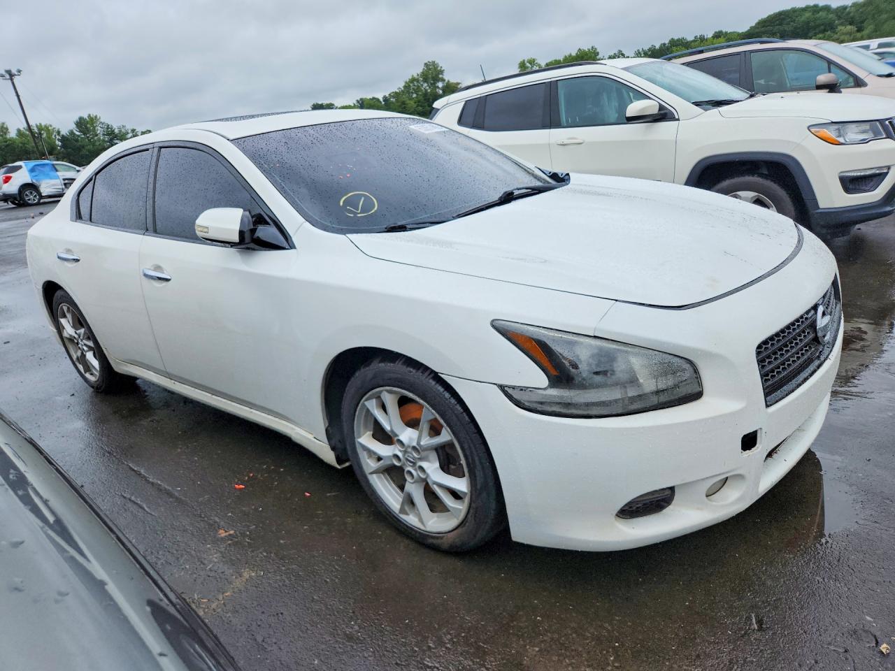 2012 Nissan Maxima 3.5 S White vin: 1N4AA5AP7CC846113