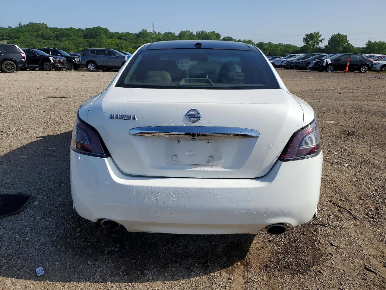 2012 Nissan Maxima 3.5 S White vin: 1N4AA5AP7CC848430