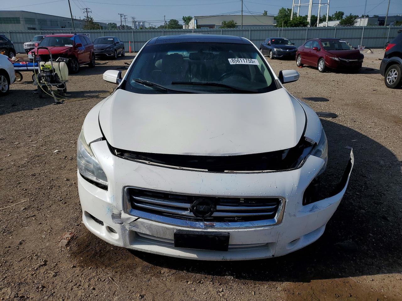 2012 Nissan Maxima 3.5 S White vin: 1N4AA5AP7CC848430