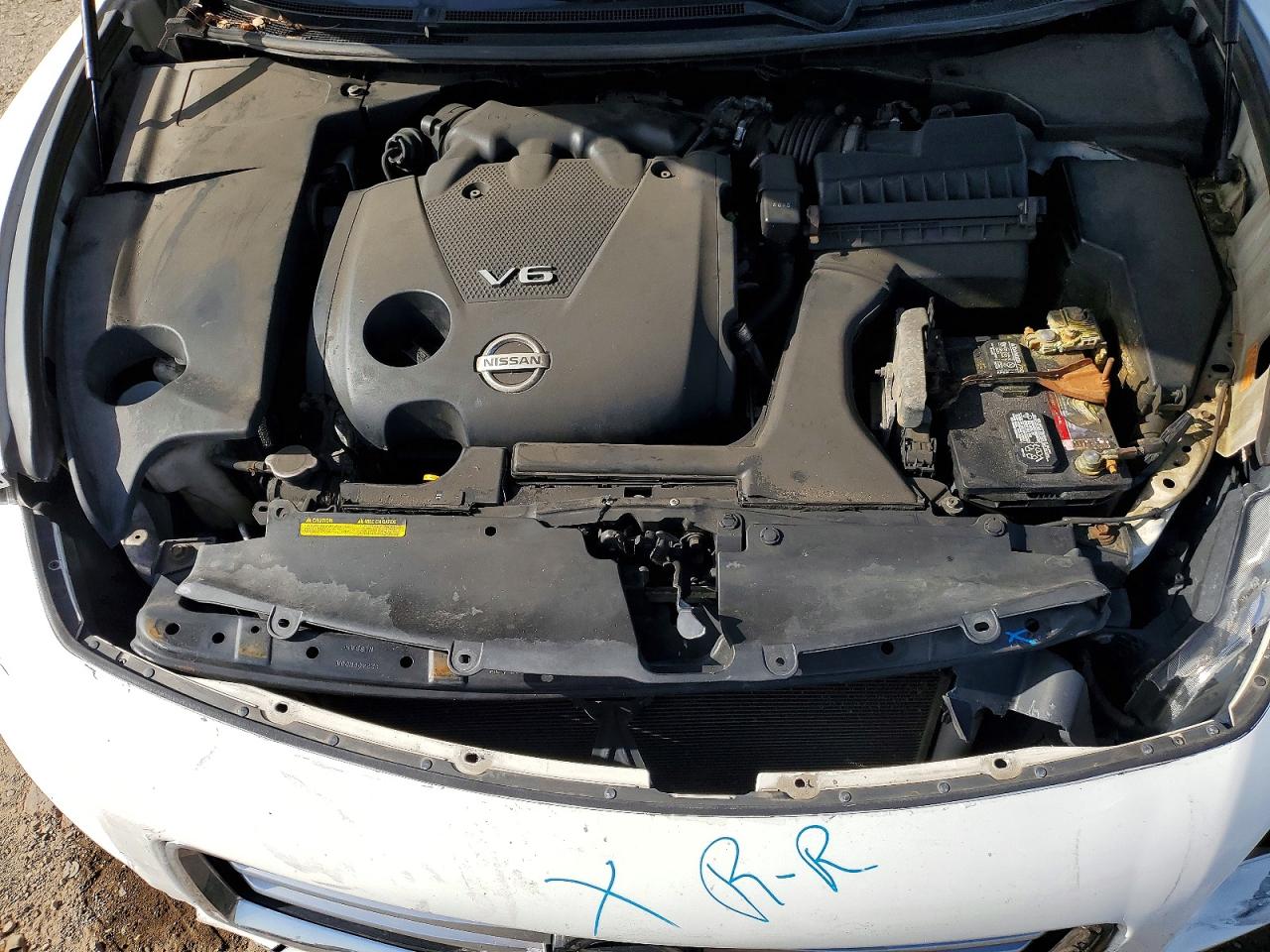 2012 Nissan Maxima 3.5 S White vin: 1N4AA5AP7CC848430