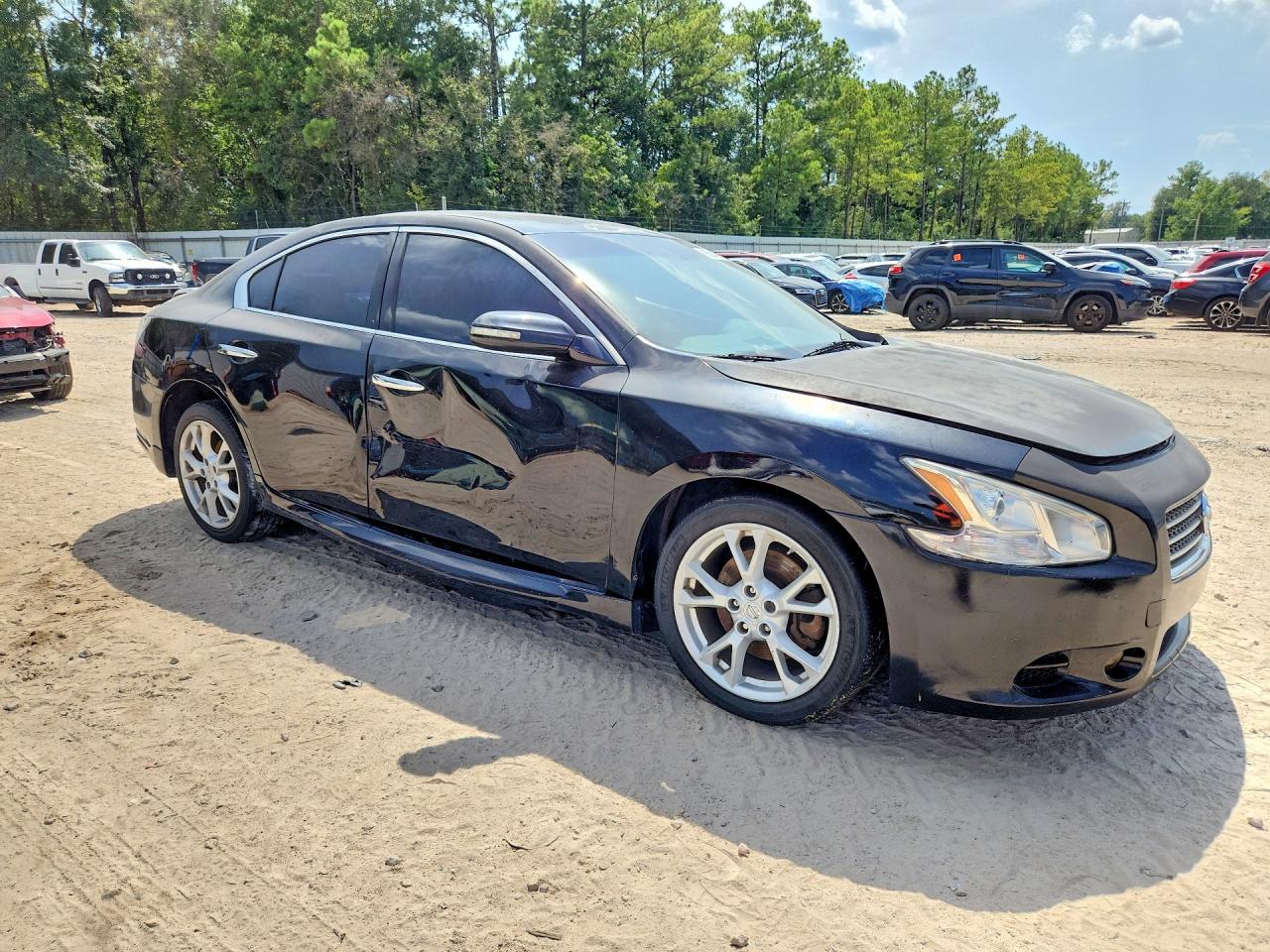2012 Nissan Maxima 3.5 S Black vin: 1N4AA5AP7CC850212