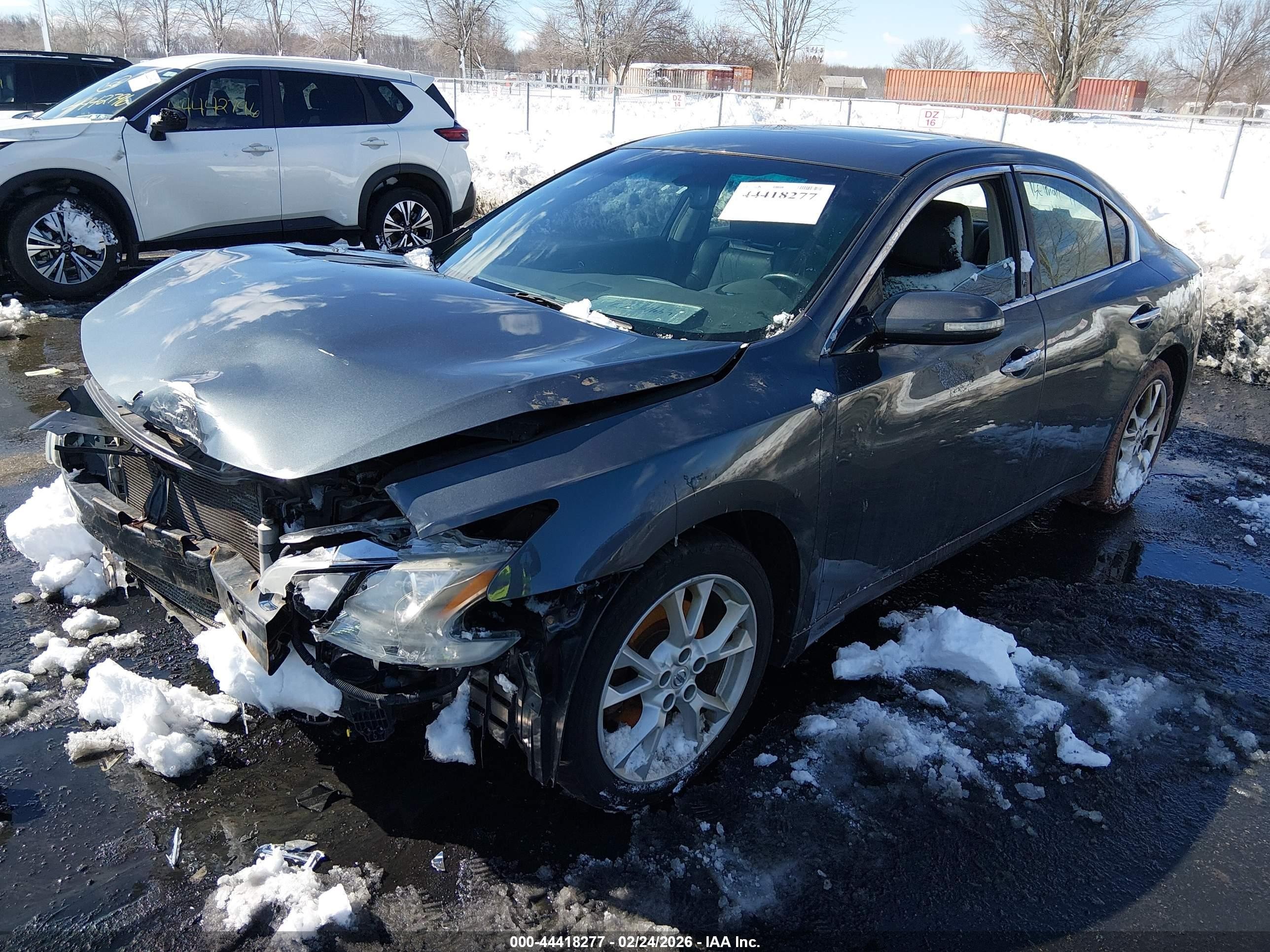2012 Nissan Maxima 3.5 Sv Gray vin: 1N4AA5AP7CC855250