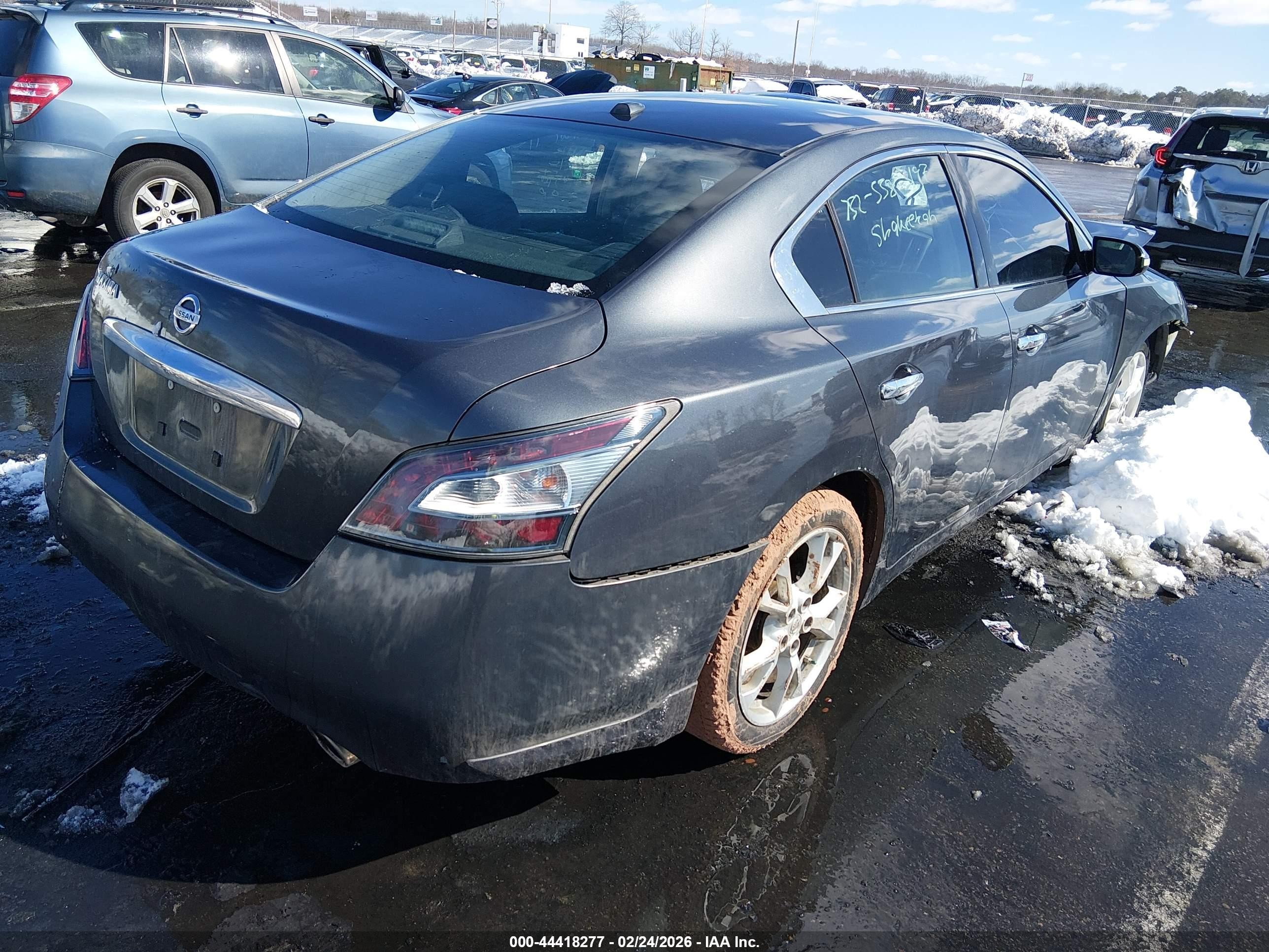 2012 Nissan Maxima 3.5 Sv Gray vin: 1N4AA5AP7CC855250