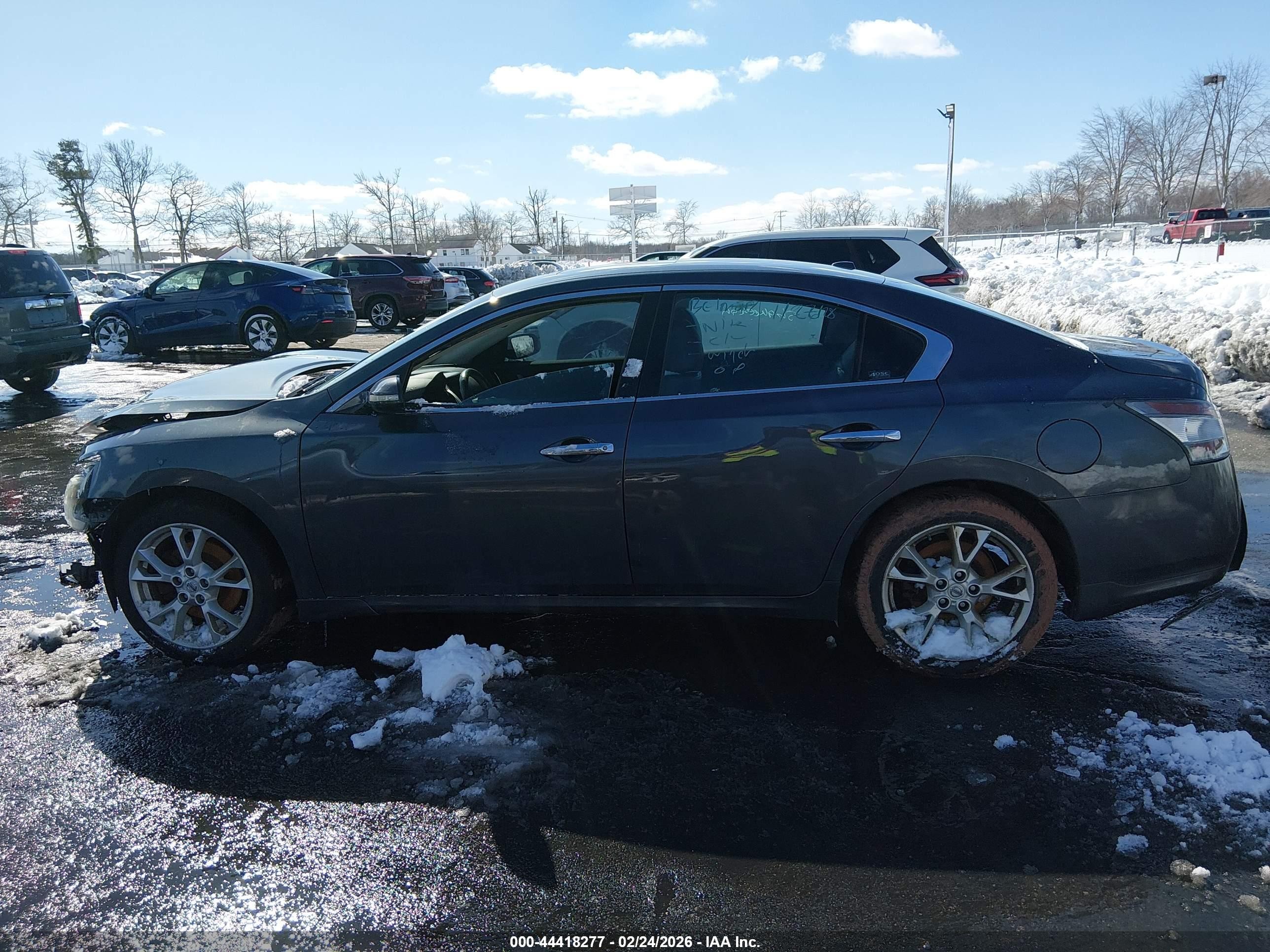 2012 Nissan Maxima 3.5 Sv Gray vin: 1N4AA5AP7CC855250