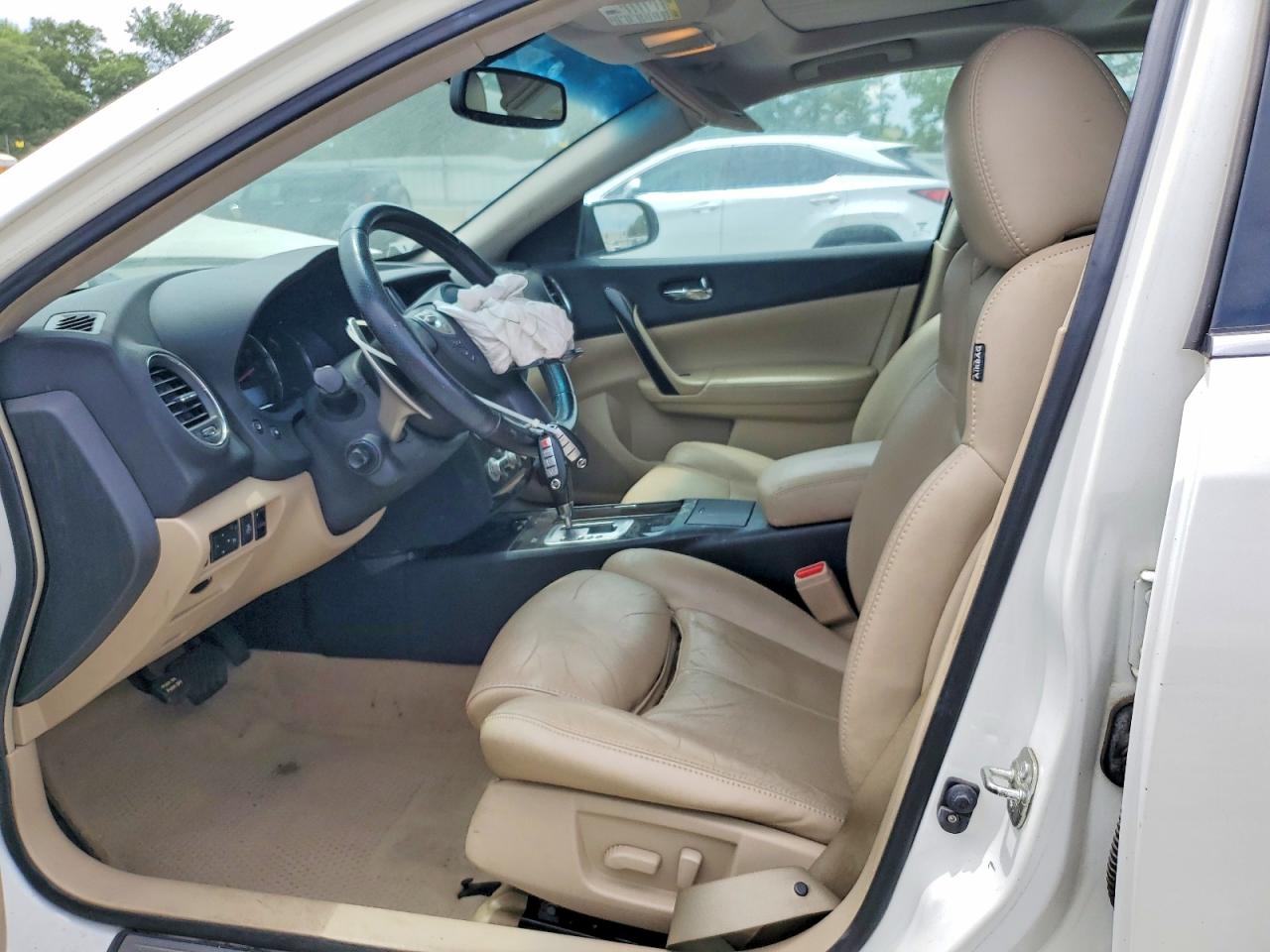 2012 Nissan Maxima 3.5 S White vin: 1N4AA5AP7CC859296