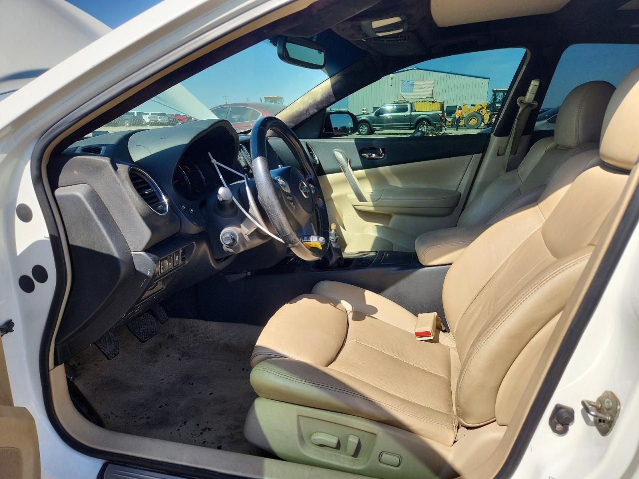 2012 Nissan Maxima 3.5 S White vin: 1N4AA5AP7CC860366