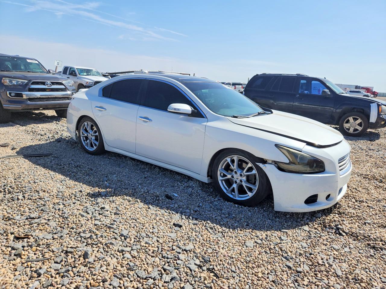 2012 Nissan Maxima 3.5 S White vin: 1N4AA5AP7CC860366