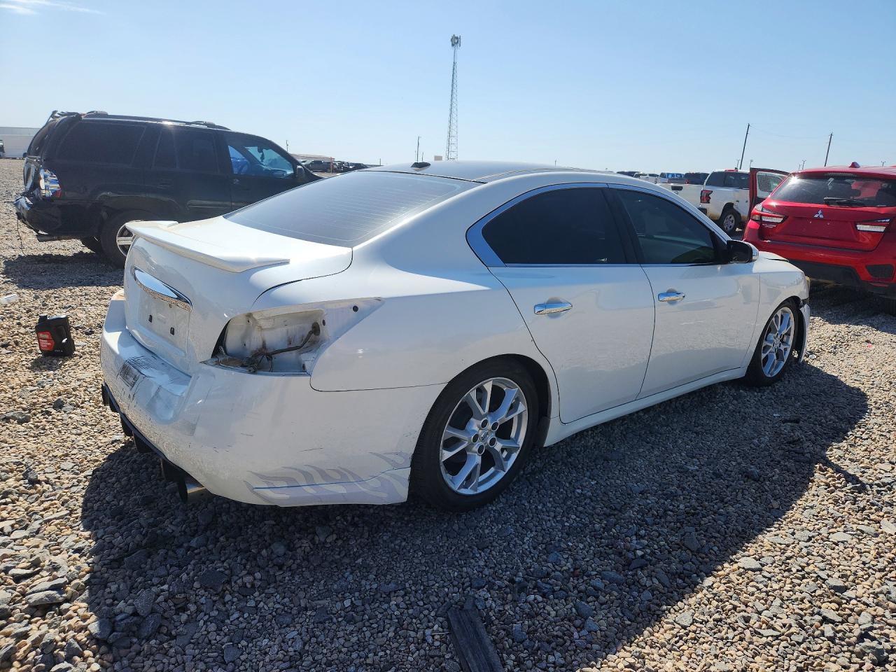 2012 Nissan Maxima 3.5 S White vin: 1N4AA5AP7CC860366