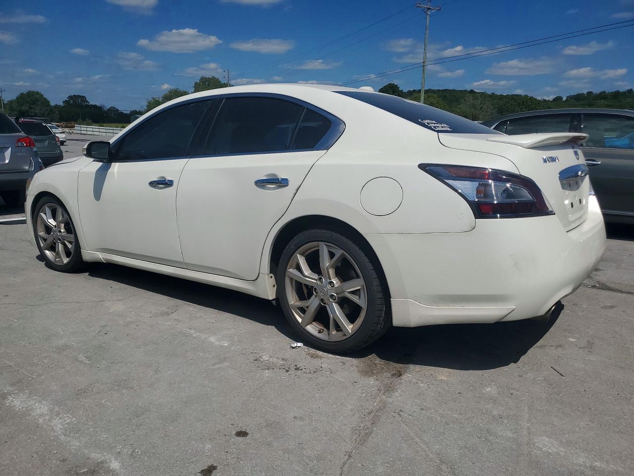 2012 Nissan Maxima 3.5 S White vin: 1N4AA5AP7CC860996