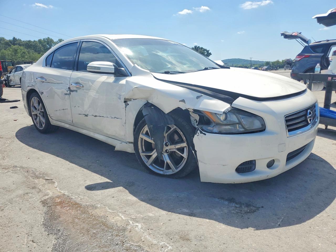 2012 Nissan Maxima 3.5 S White vin: 1N4AA5AP7CC860996