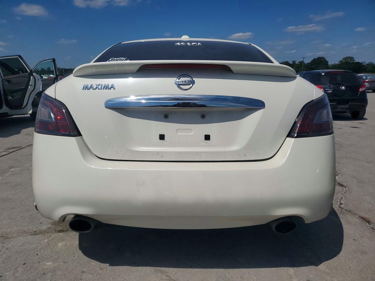 2012 Nissan Maxima 3.5 S White vin: 1N4AA5AP7CC860996
