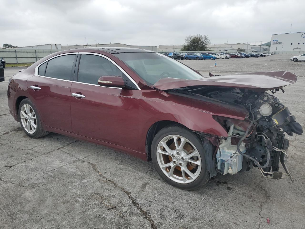 2012 Nissan Maxima 3.5 S Maroon vin: 1N4AA5AP7CC863073