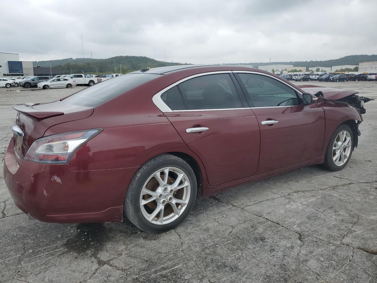 2012 Nissan Maxima 3.5 S Maroon vin: 1N4AA5AP7CC863073
