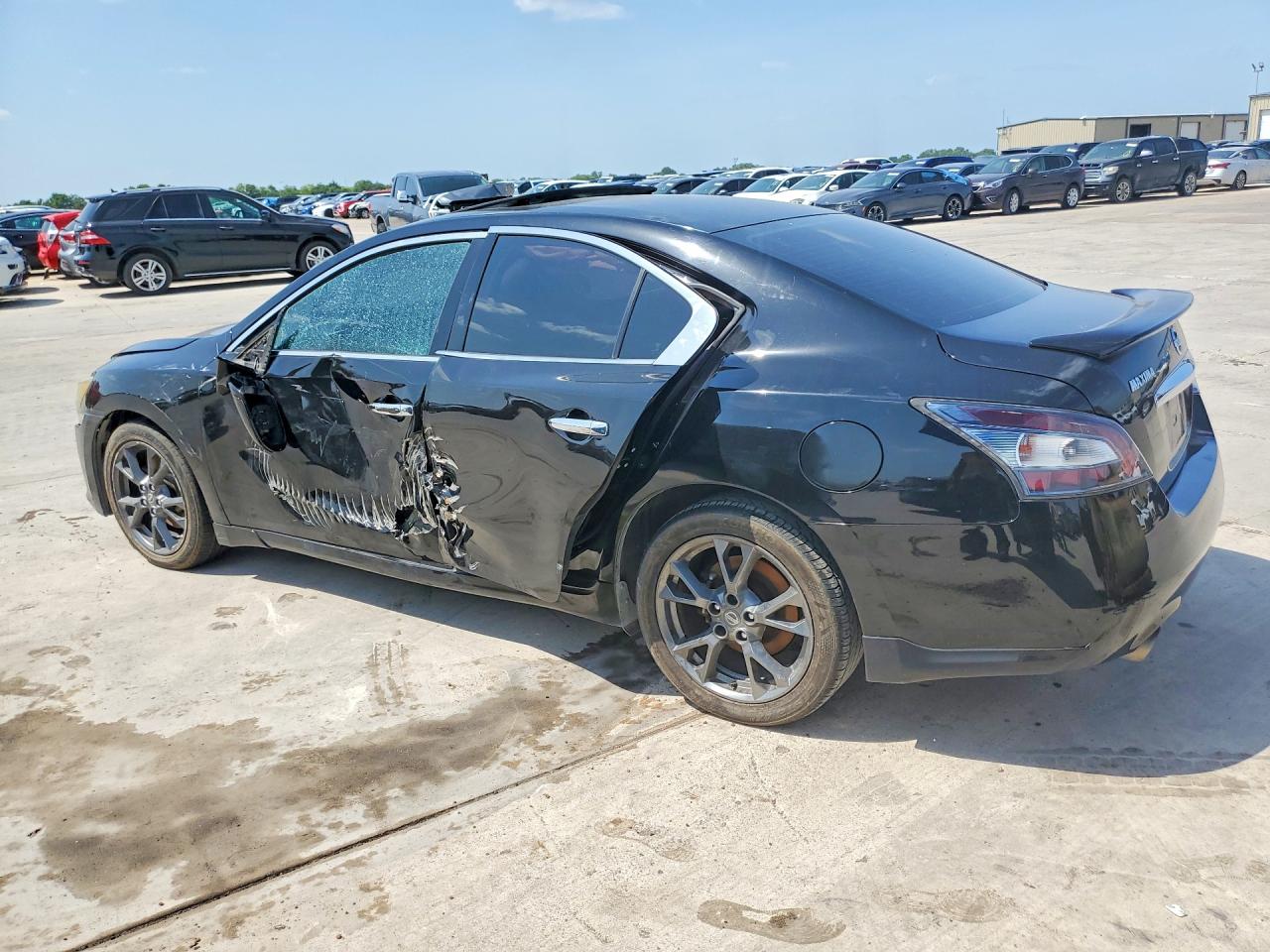 2012 Nissan Maxima 3.5 S Black vin: 1N4AA5AP7CC864451
