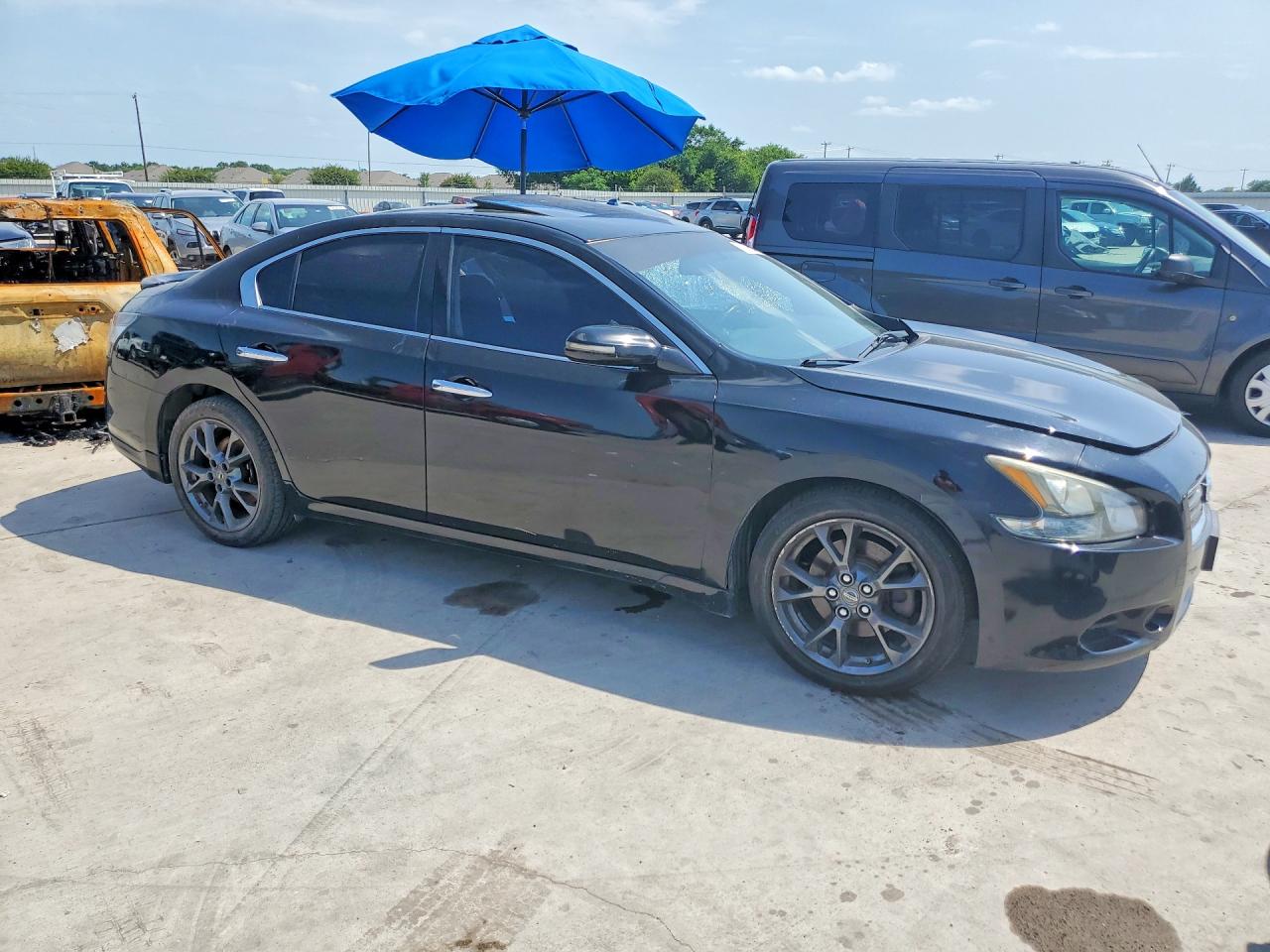 2012 Nissan Maxima 3.5 S Black vin: 1N4AA5AP7CC864451