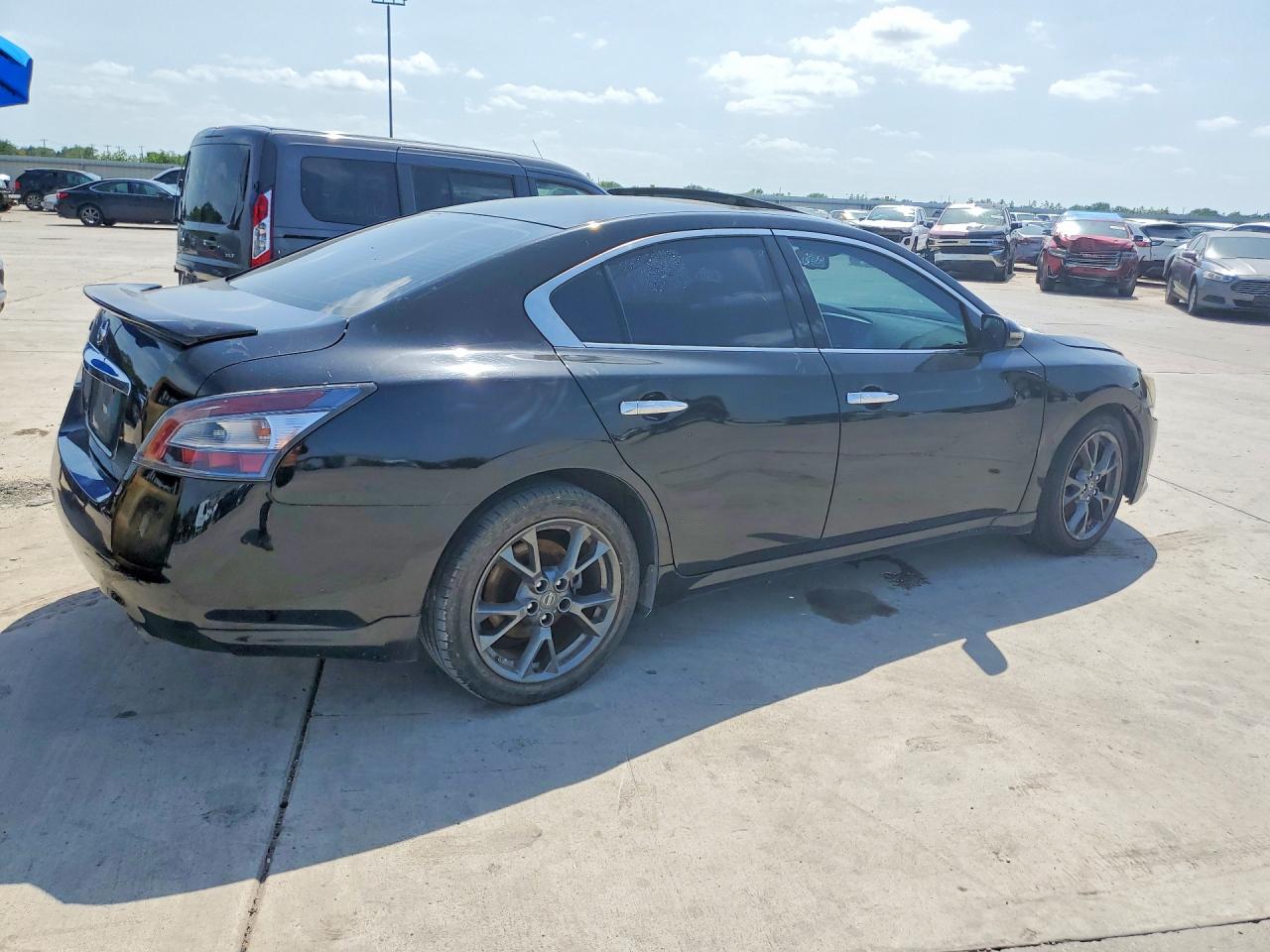 2012 Nissan Maxima 3.5 S Black vin: 1N4AA5AP7CC864451