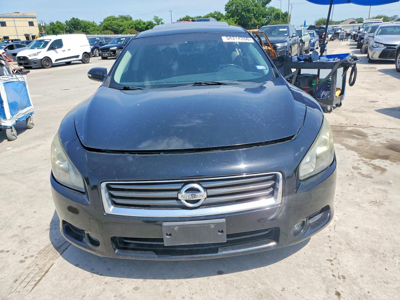 2012 Nissan Maxima 3.5 S Black vin: 1N4AA5AP7CC864451