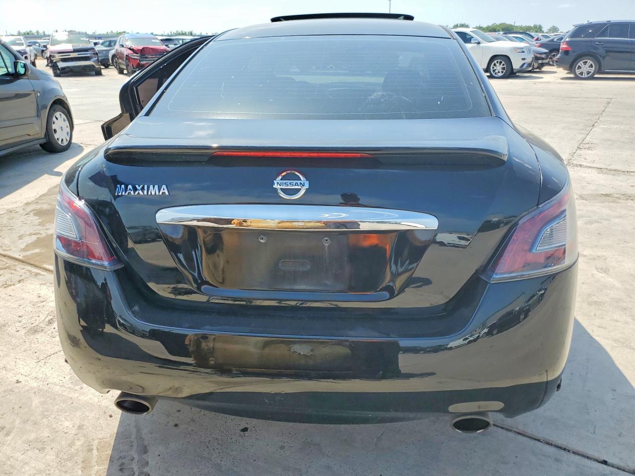 2012 Nissan Maxima 3.5 S Black vin: 1N4AA5AP7CC864451