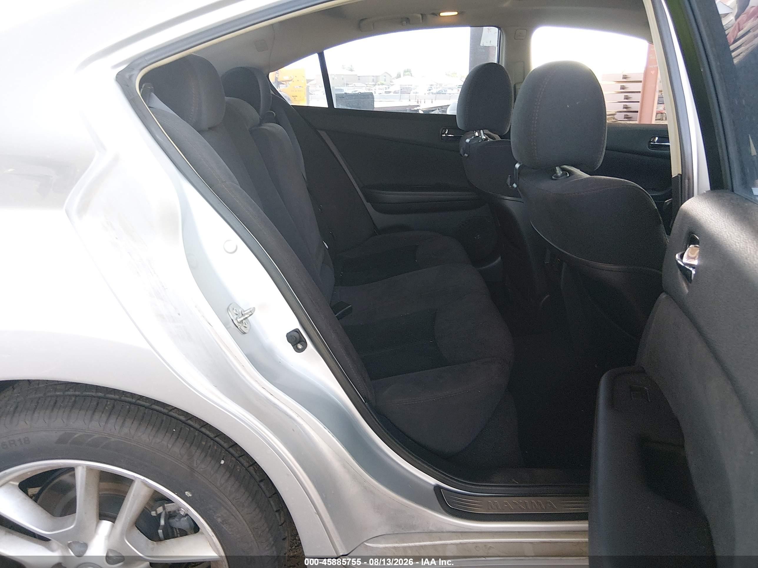 2013 Nissan Maxima 3.5 S Silver vin: 1N4AA5AP7DC801898