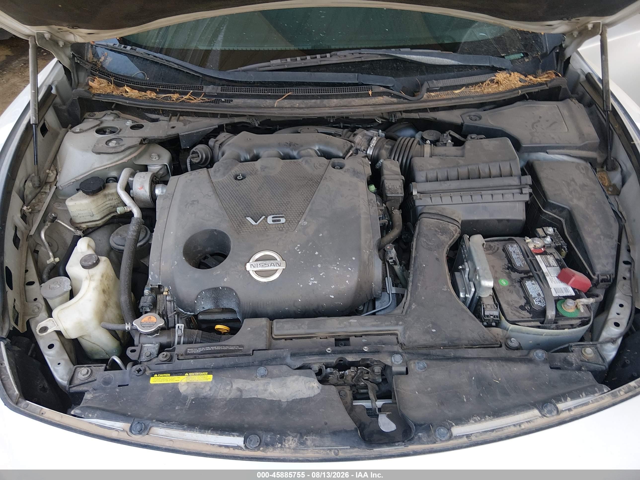 2013 Nissan Maxima 3.5 S Silver vin: 1N4AA5AP7DC801898