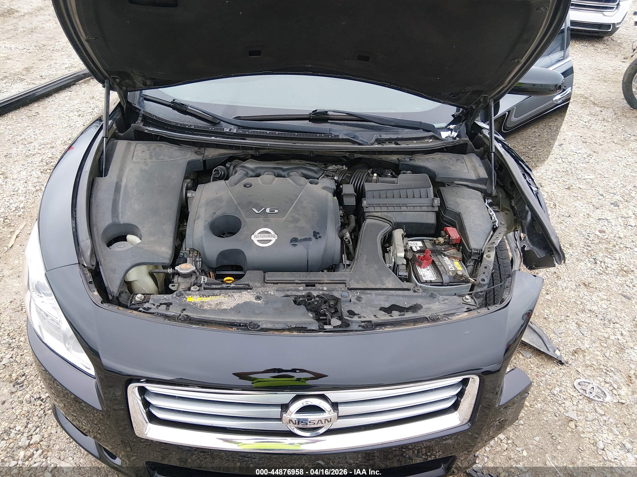 2013 Nissan Maxima 3.5 S Черный vin: 1N4AA5AP7DC802209