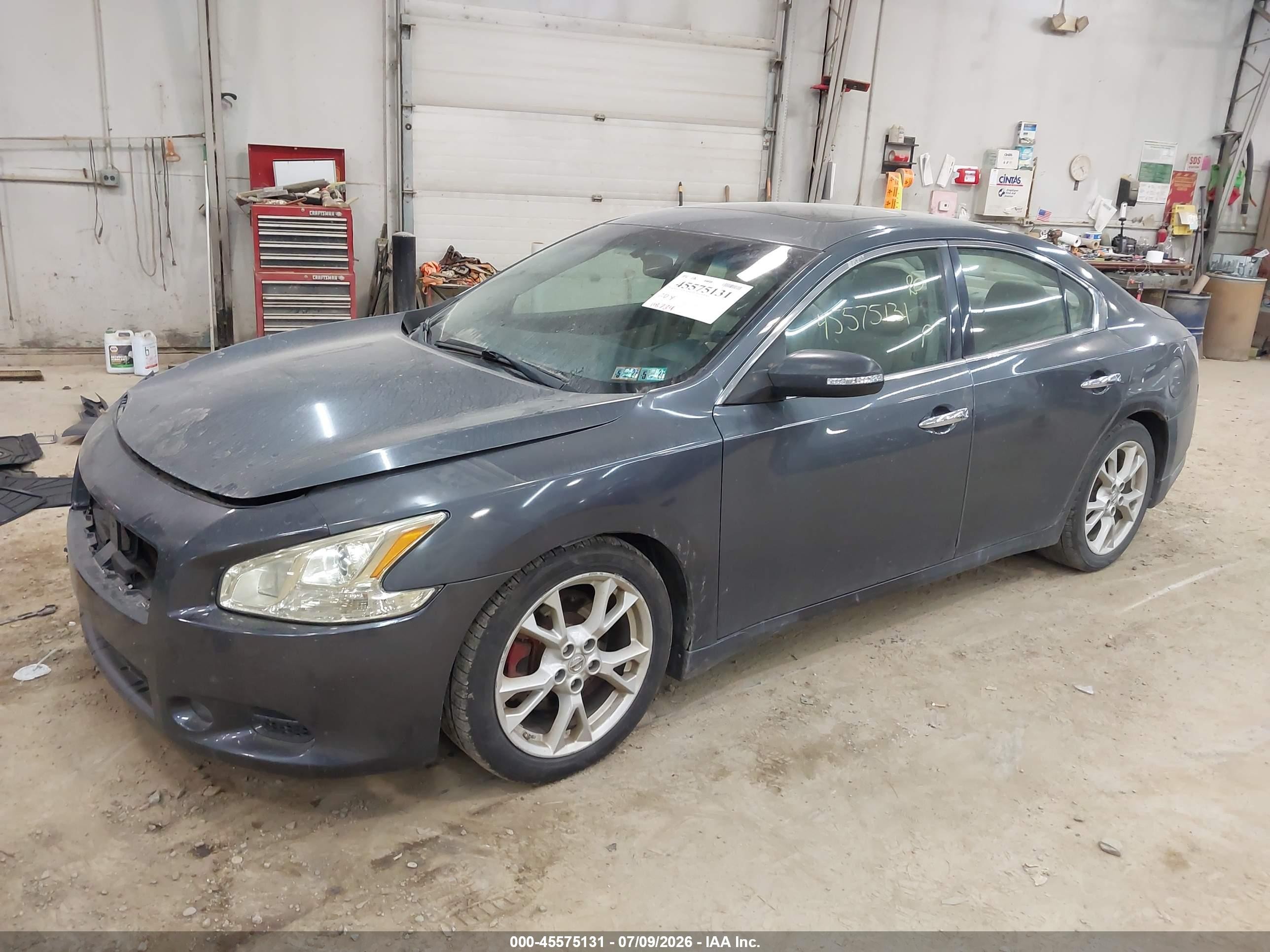2013 Nissan Maxima 3.5 Sv Gray vin: 1N4AA5AP7DC804090