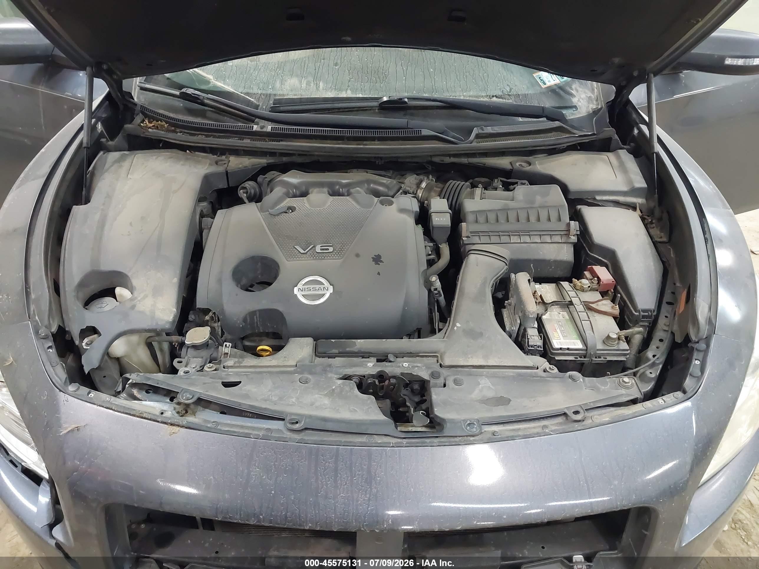 2013 Nissan Maxima 3.5 Sv Gray vin: 1N4AA5AP7DC804090