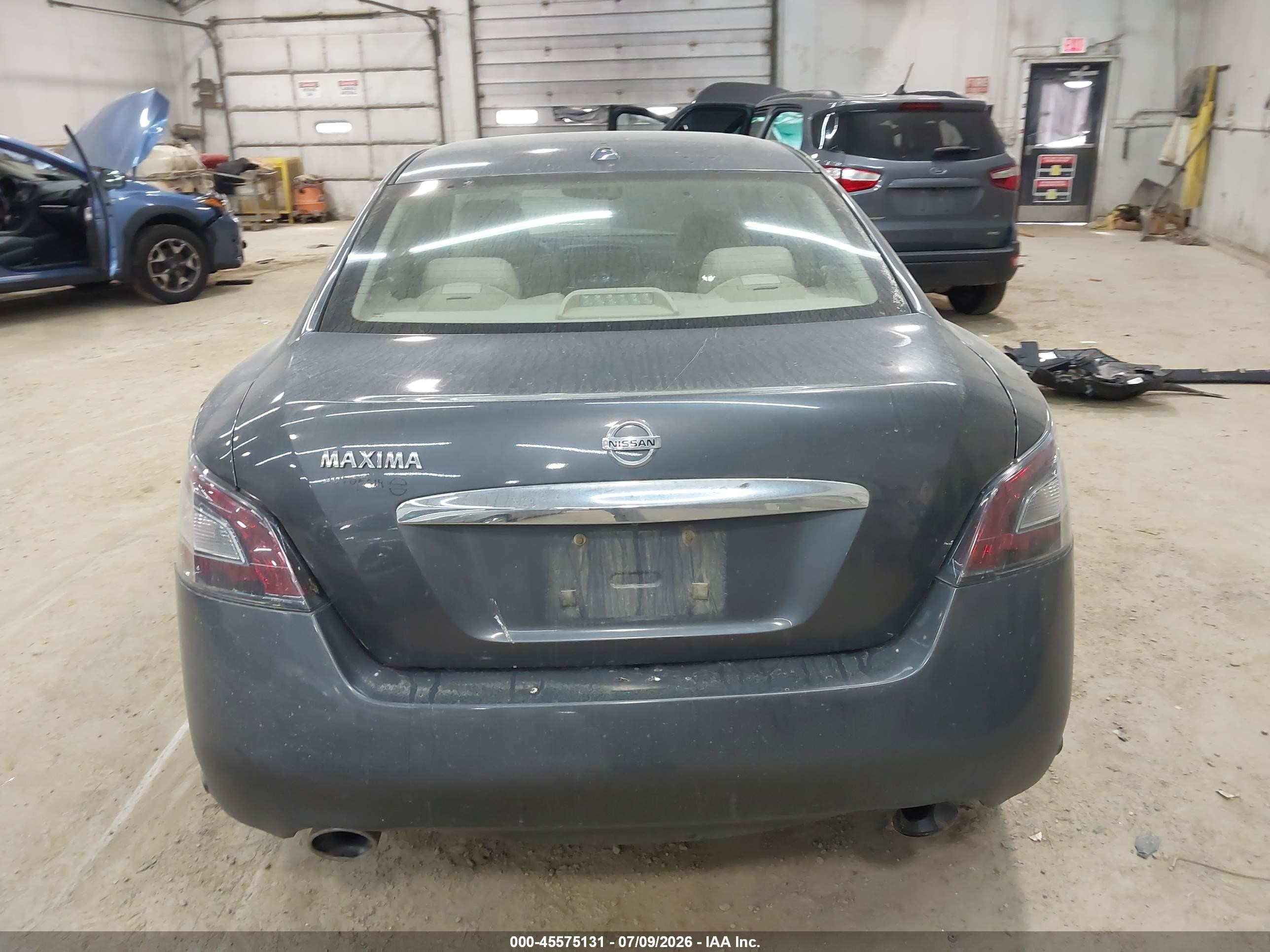 2013 Nissan Maxima 3.5 Sv Gray vin: 1N4AA5AP7DC804090