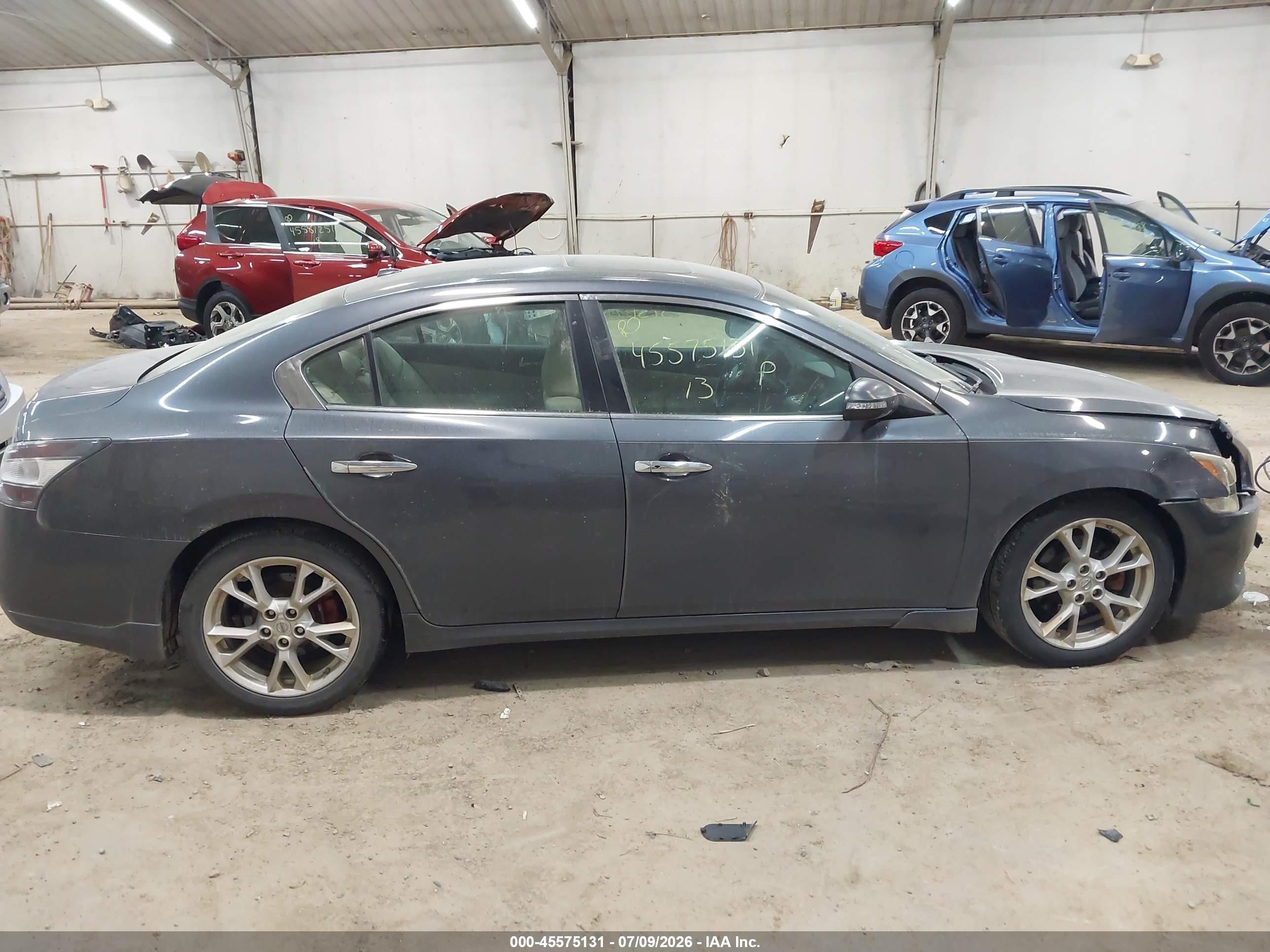 2013 Nissan Maxima 3.5 Sv Gray vin: 1N4AA5AP7DC804090