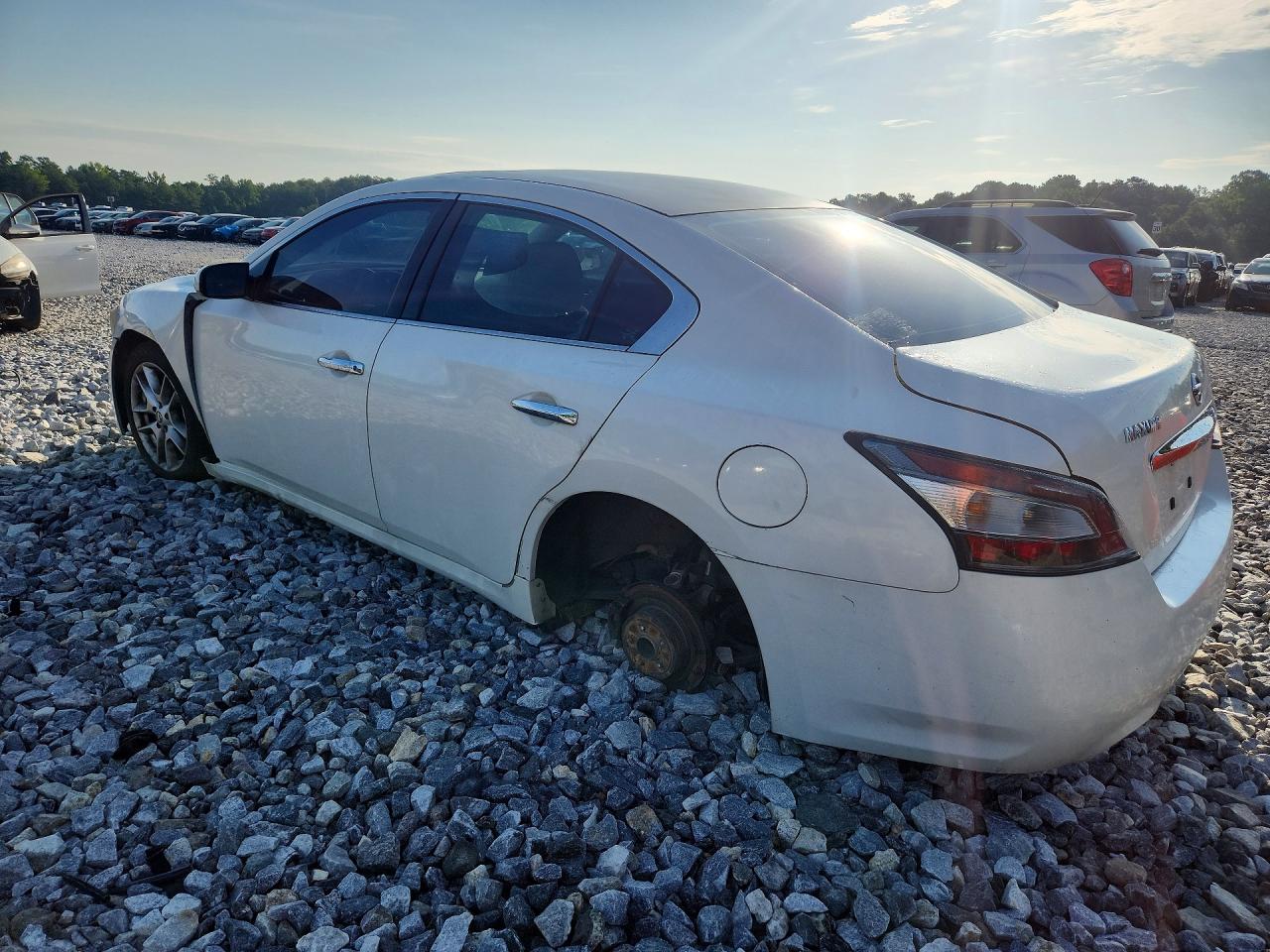 2013 Nissan Maxima S/sv White vin: 1N4AA5AP7DC806521