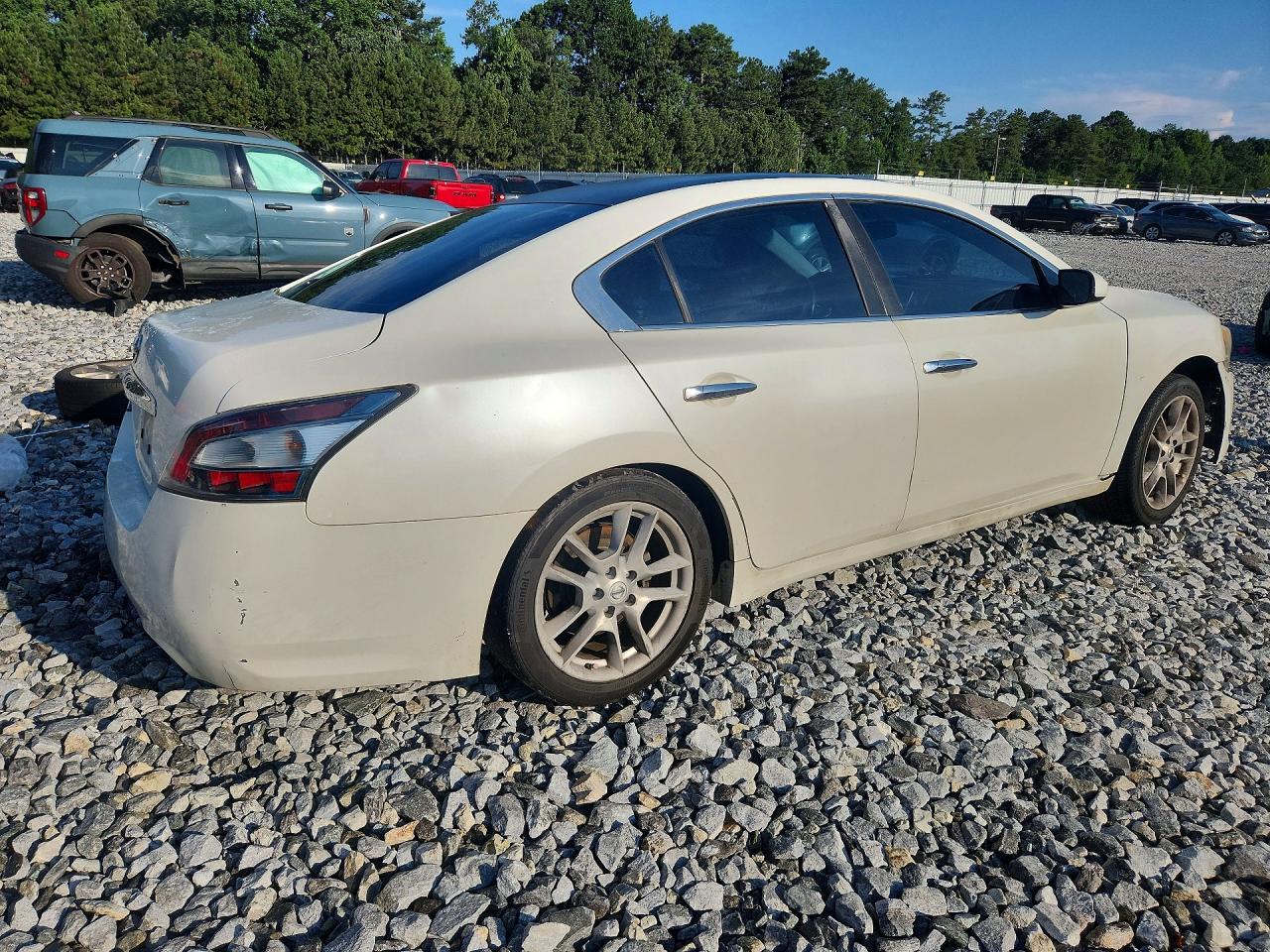 2013 Nissan Maxima S/sv White vin: 1N4AA5AP7DC806521