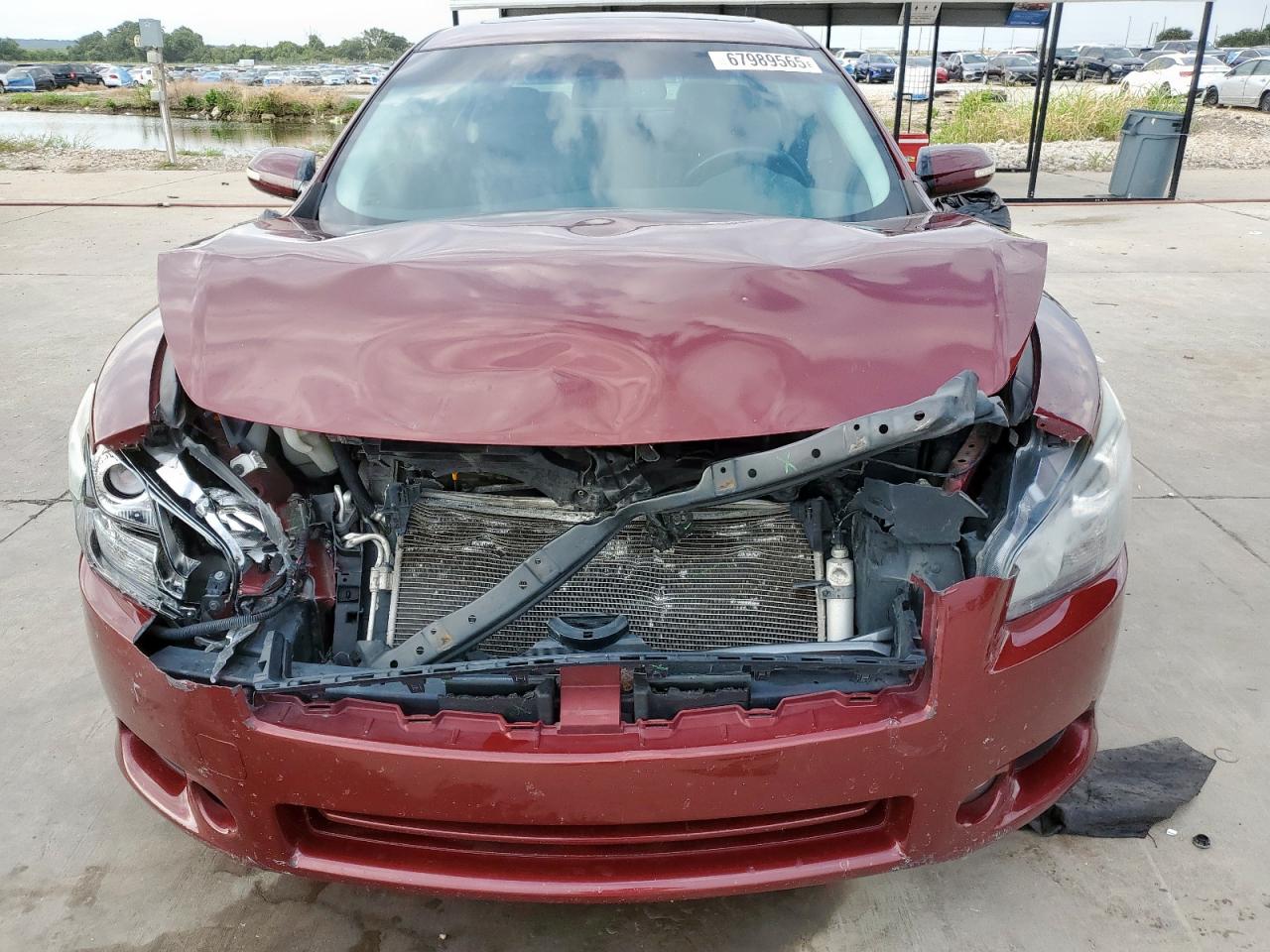 2013 Nissan Maxima 3.5 S Бордовый vin: 1N4AA5AP7DC811217