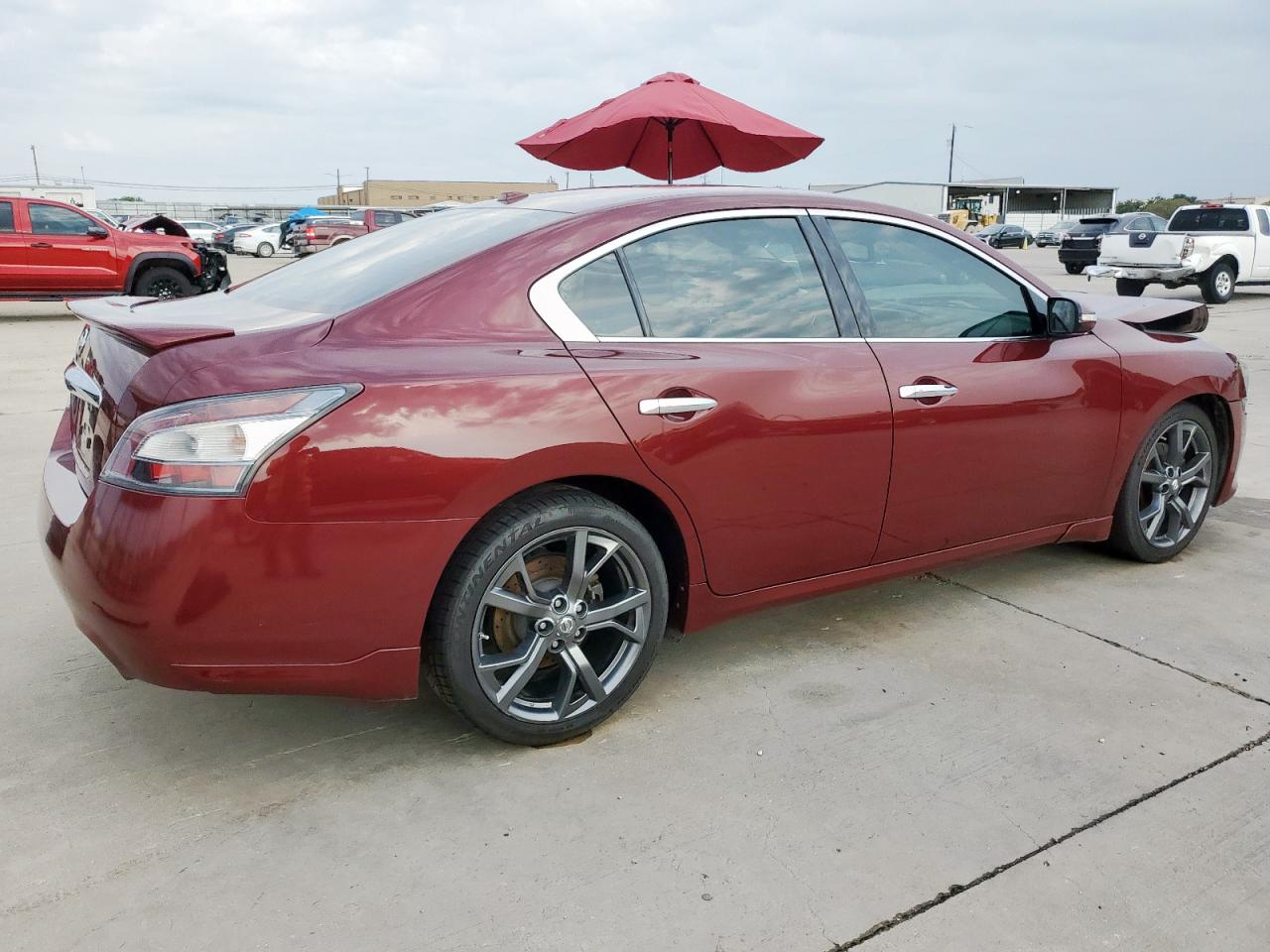 2013 Nissan Maxima 3.5 S Бордовый vin: 1N4AA5AP7DC811217