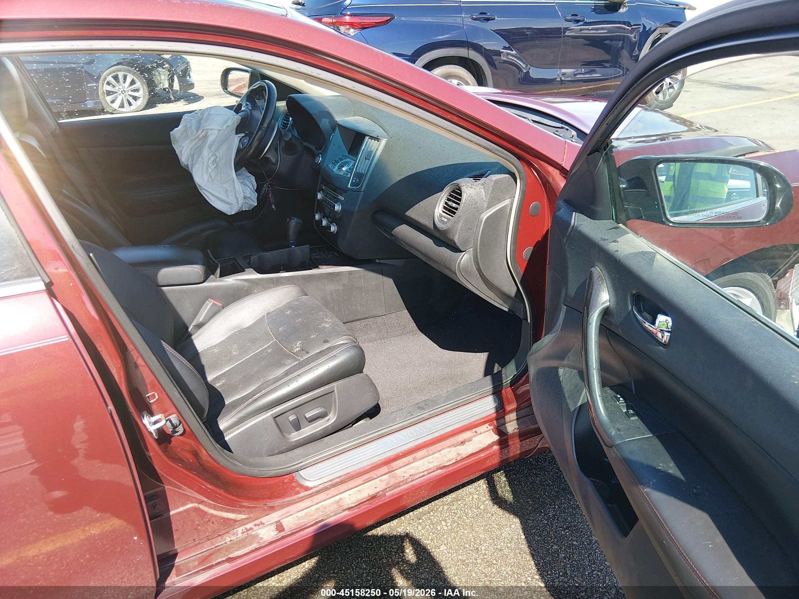 2013 Nissan Maxima 3.5 Sv Burgundy vin: 1N4AA5AP7DC816322
