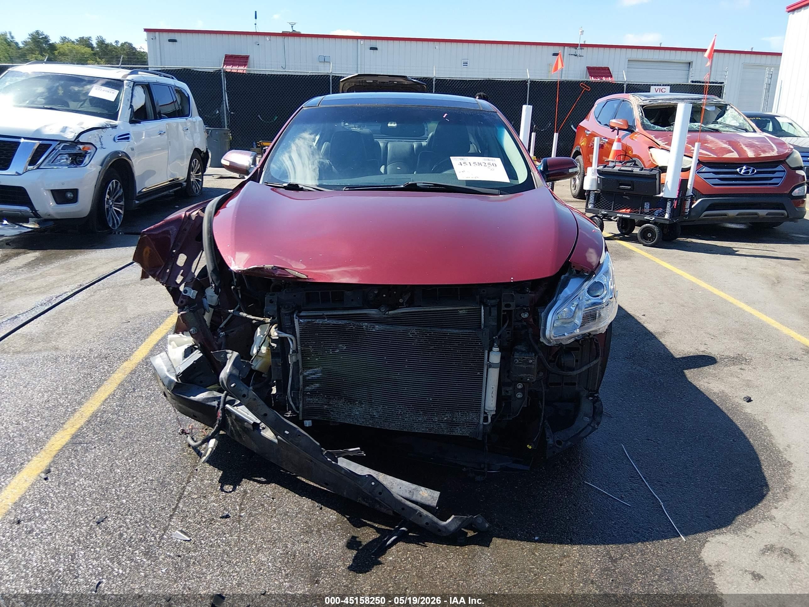 2013 Nissan Maxima 3.5 Sv Burgundy vin: 1N4AA5AP7DC816322