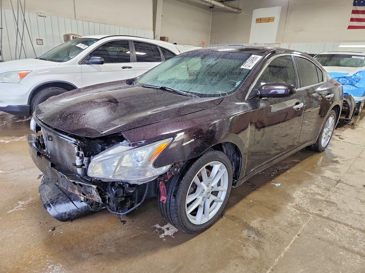 2013 Nissan Maxima 3.5 S Maroon vin: 1N4AA5AP7DC824615